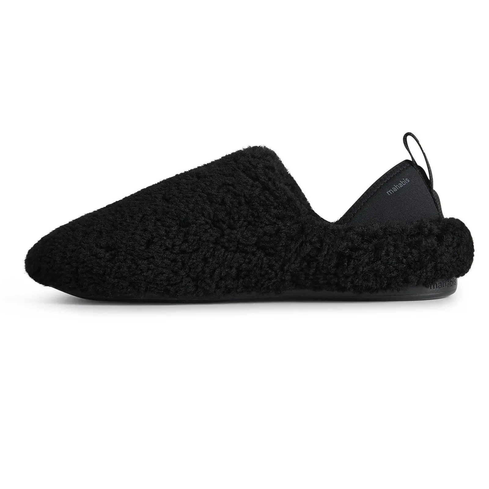 mahabis meribel in black shearling - Image 3