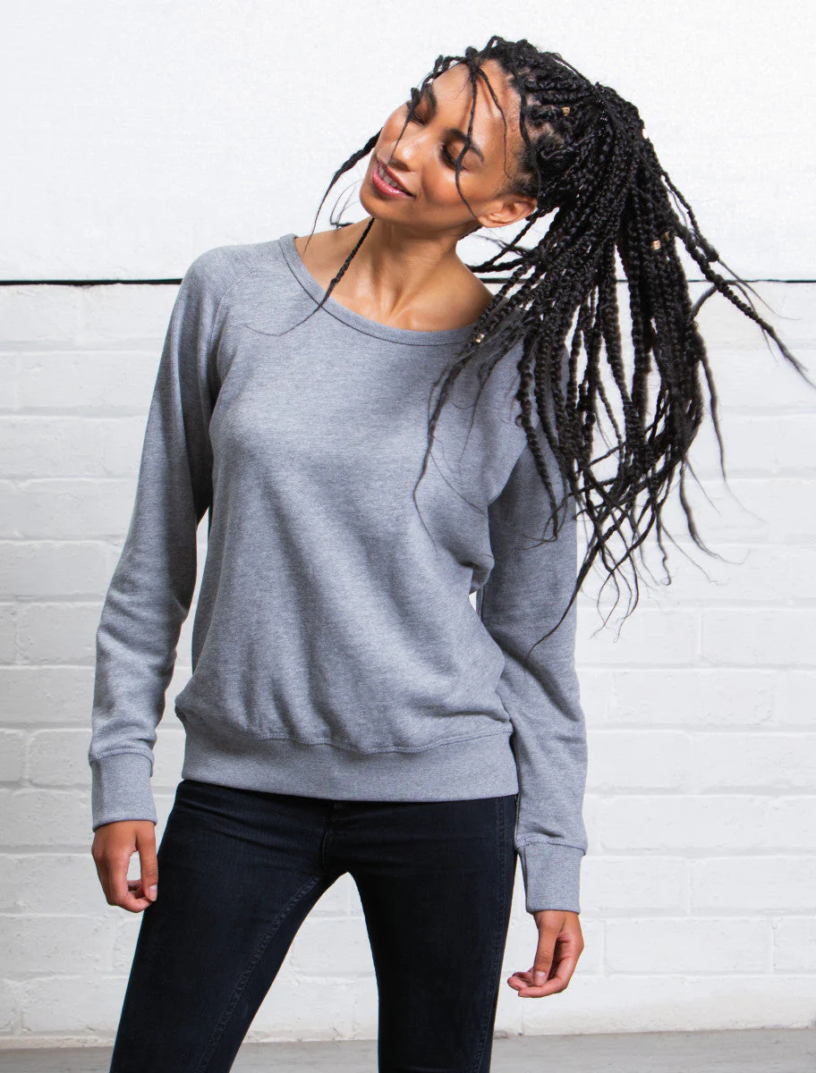 Mantis Organic Cotton & Recycled Plastic Womens Sweatshirt - Image 4