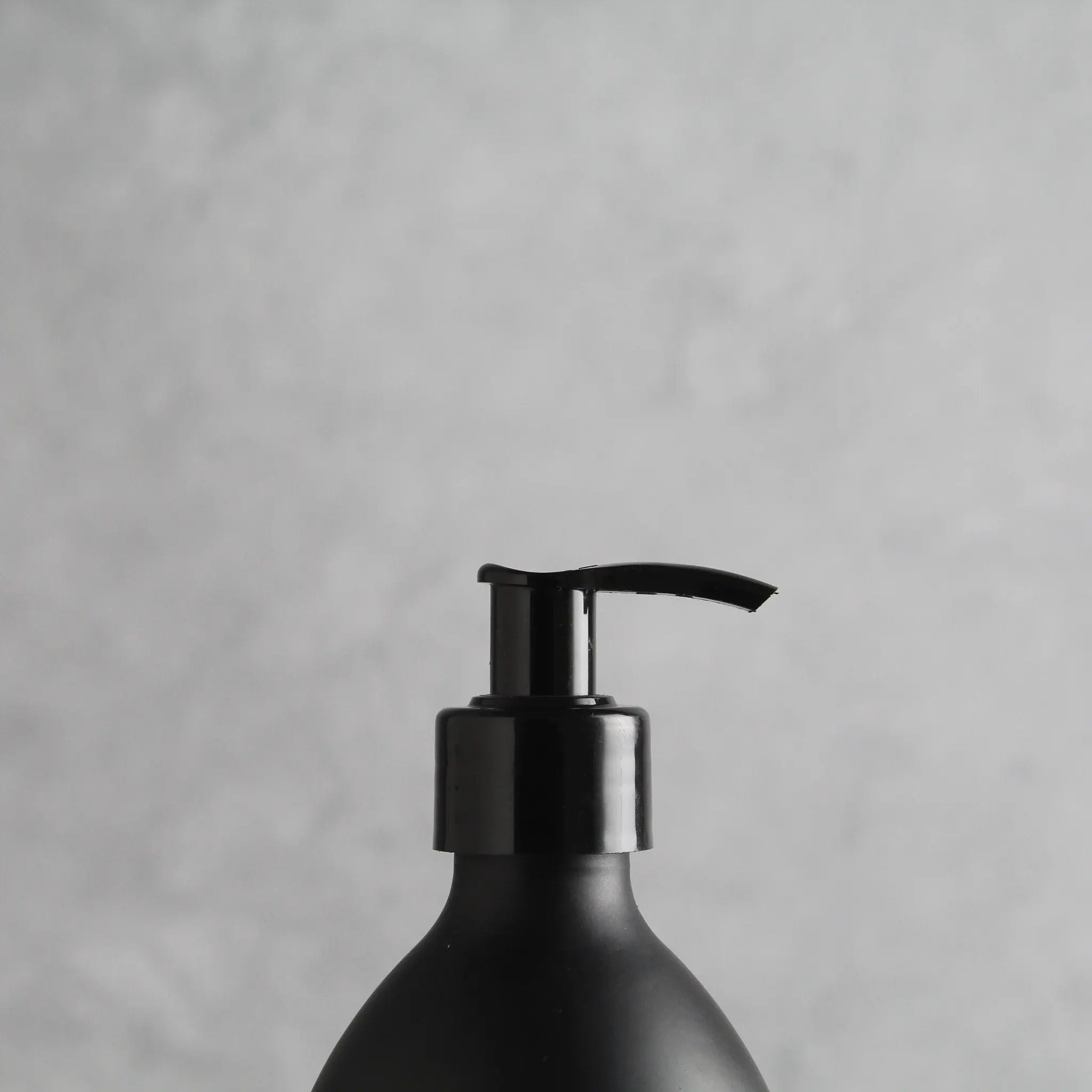 Matte Black Glass Dispenser Bottle With Black Pump - Image 7
