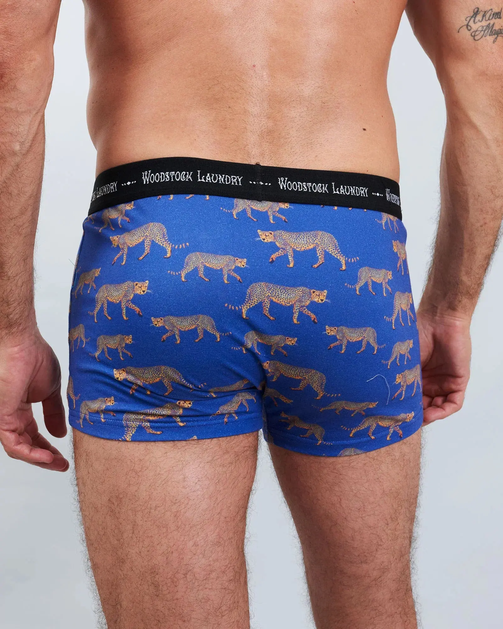 Mens Boxer Briefs - Yellow Cheetah - Image 6
