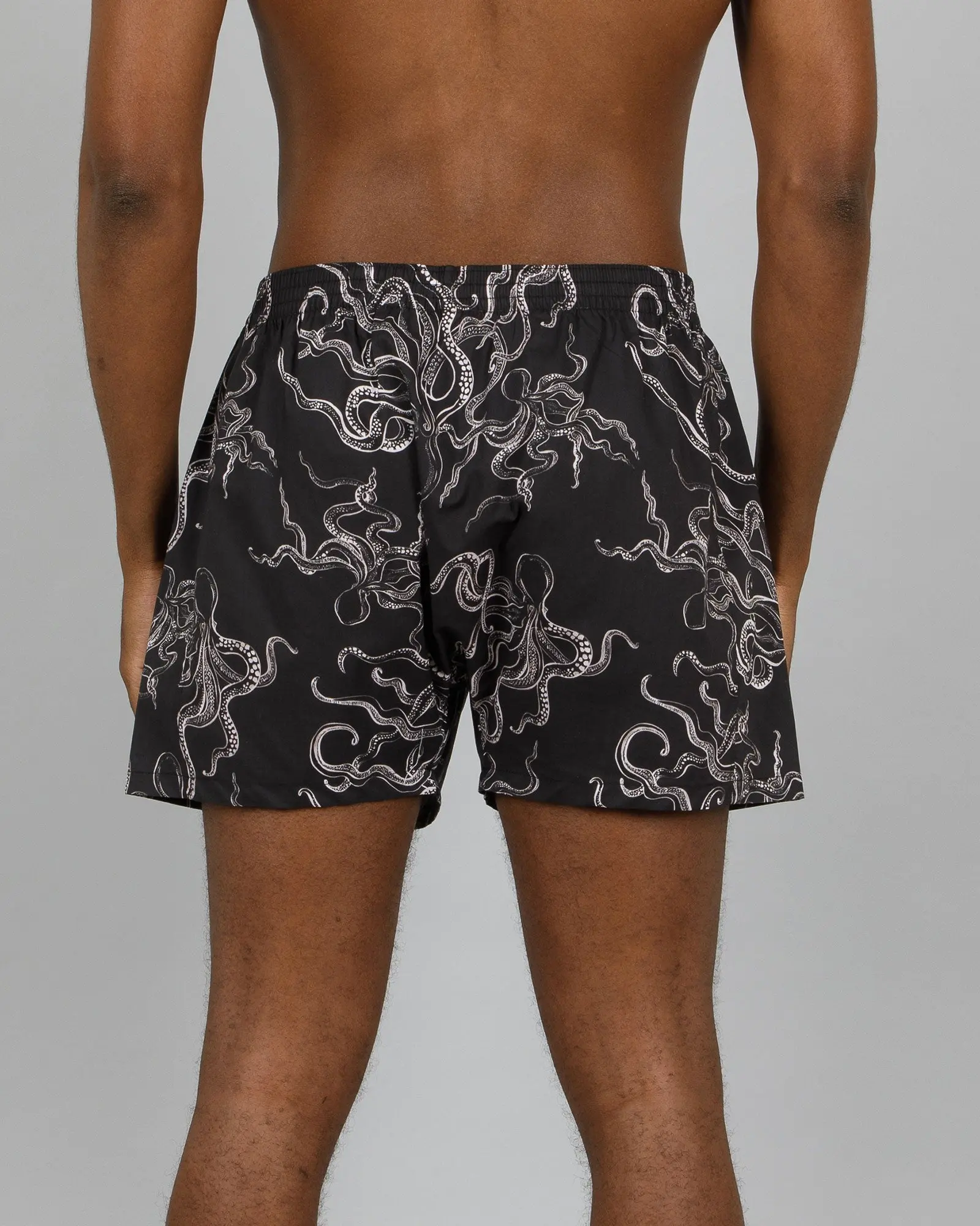 Mens Boxer Shorts - Octopus Black - Image 3