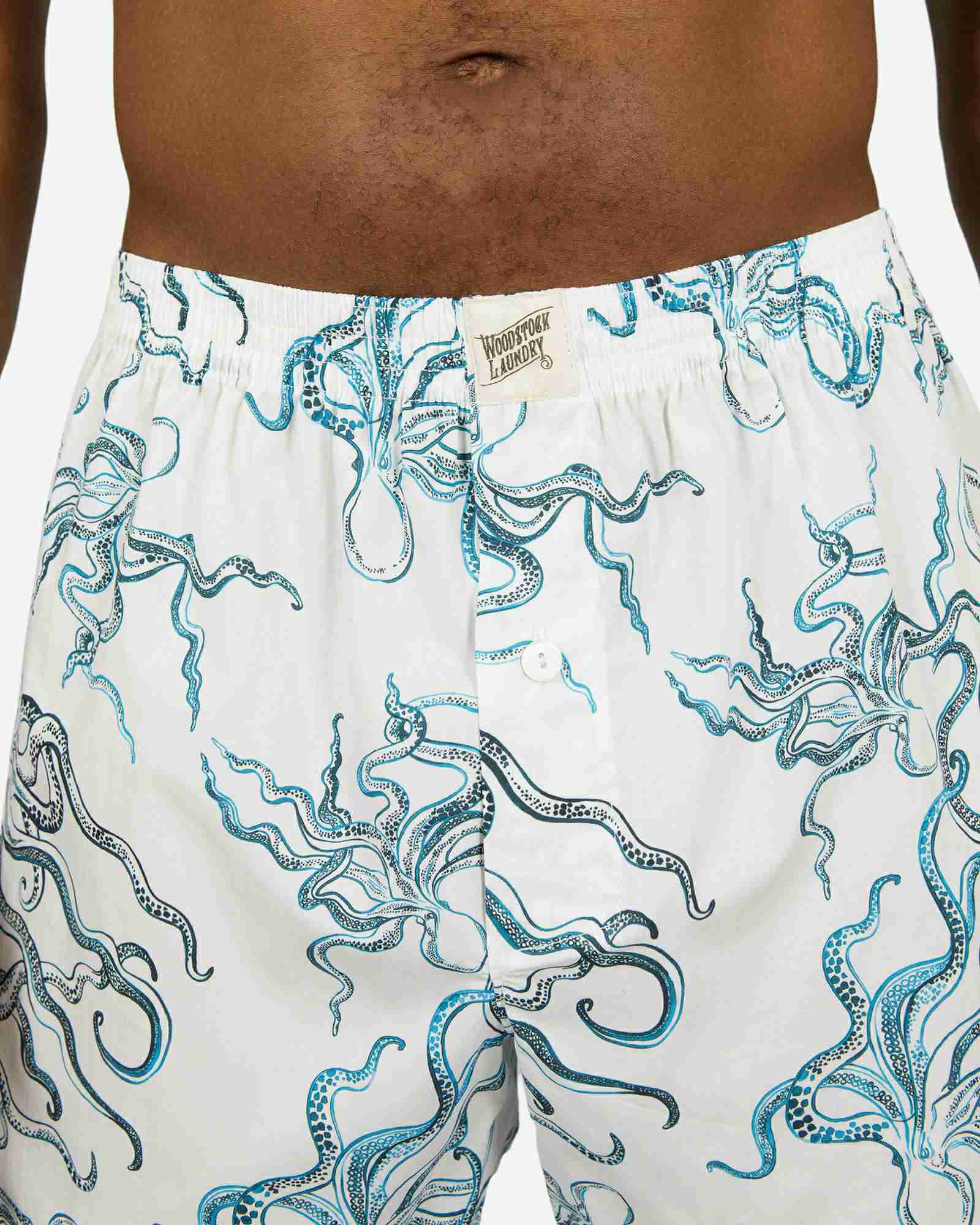 Mens Boxer Shorts - Octopus Indigo - Image 5
