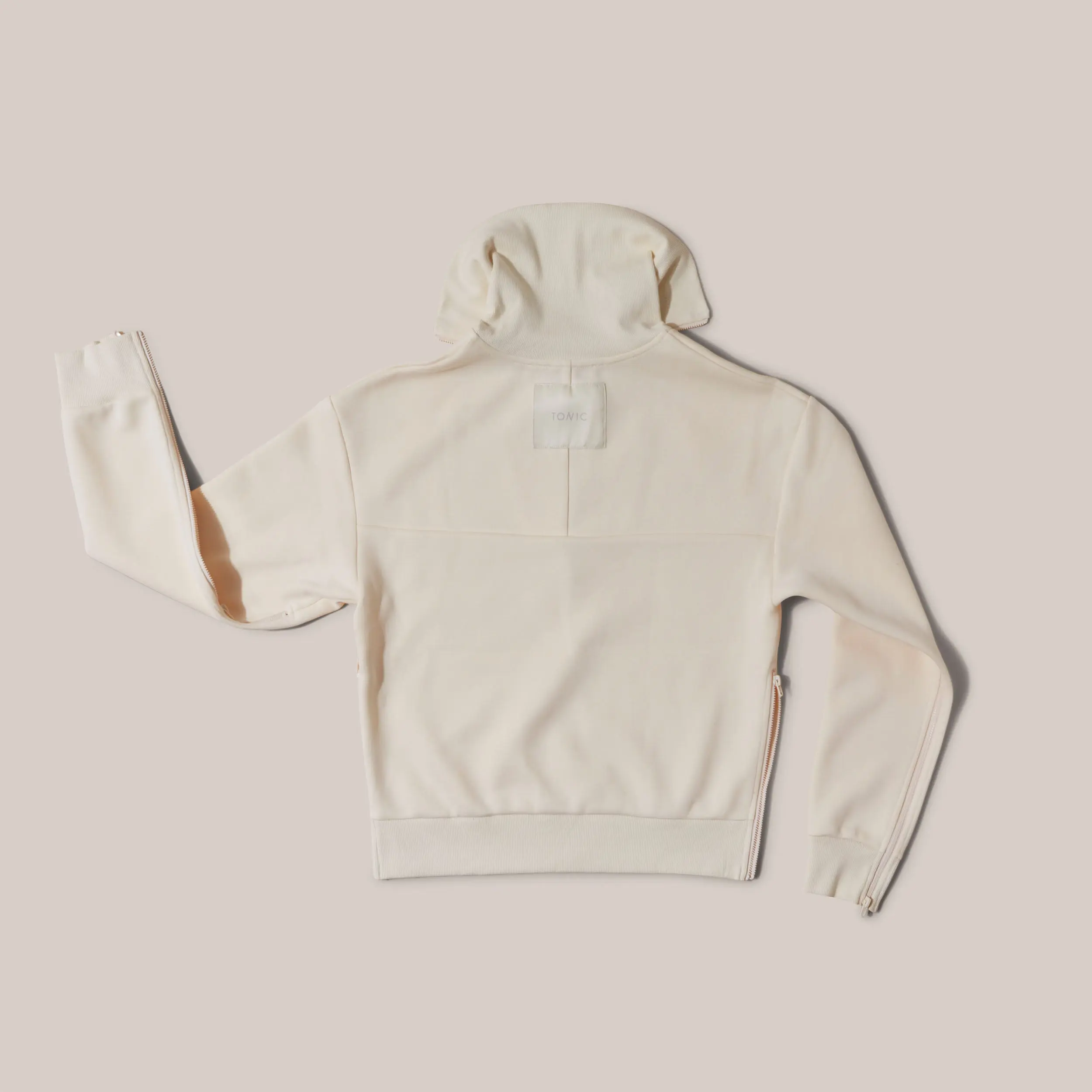 Mens Longevity Tracksuit Buttermilk - Image 3