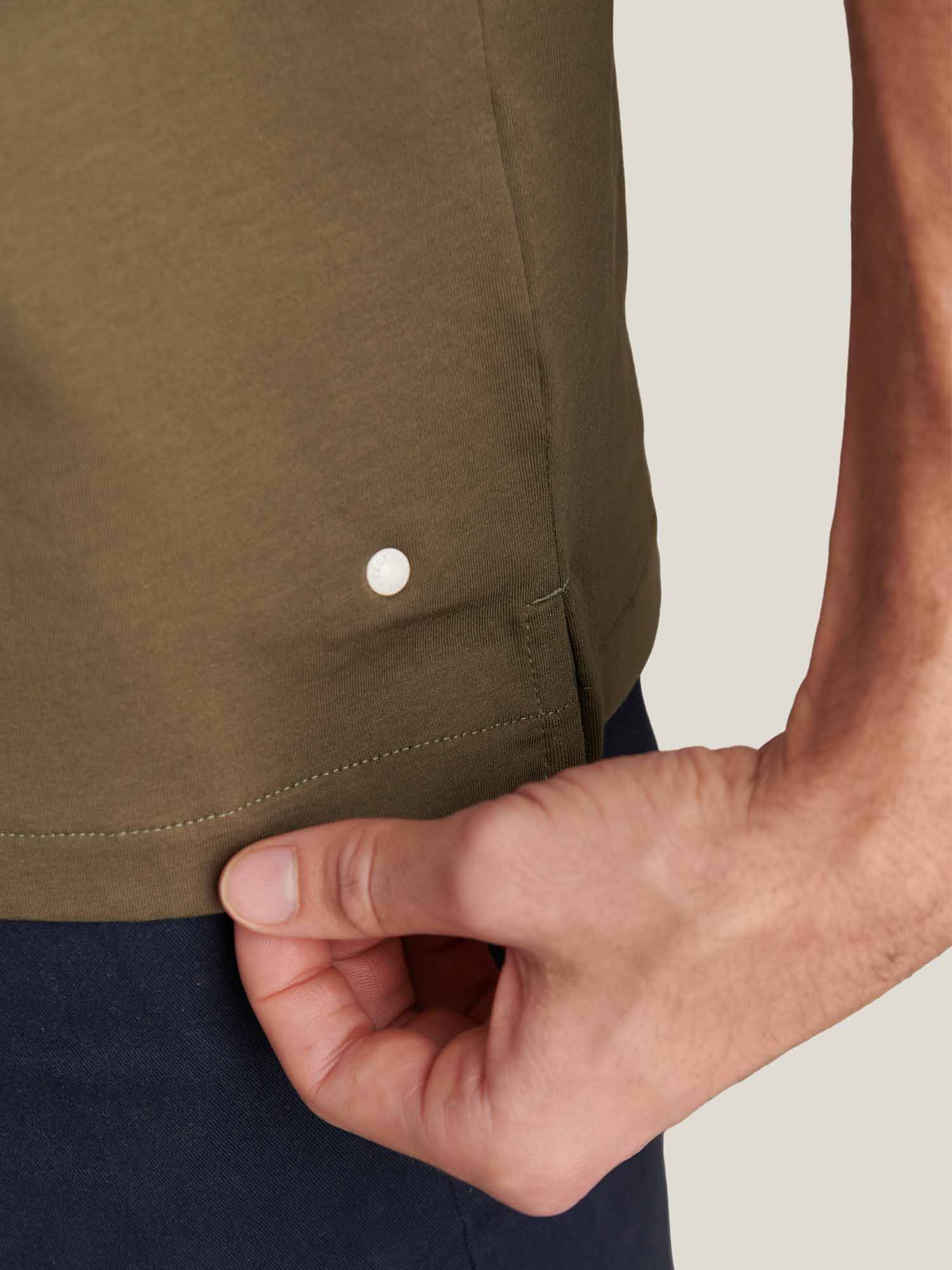 Mercerised Cotton Tipped Polo Shirt Sea Turtle - Image 6