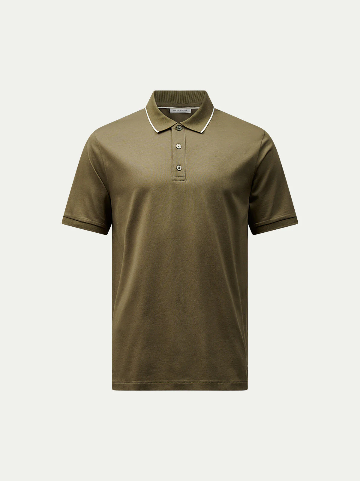 Mercerised Cotton Tipped Polo Shirt Sea Turtle - Image 8