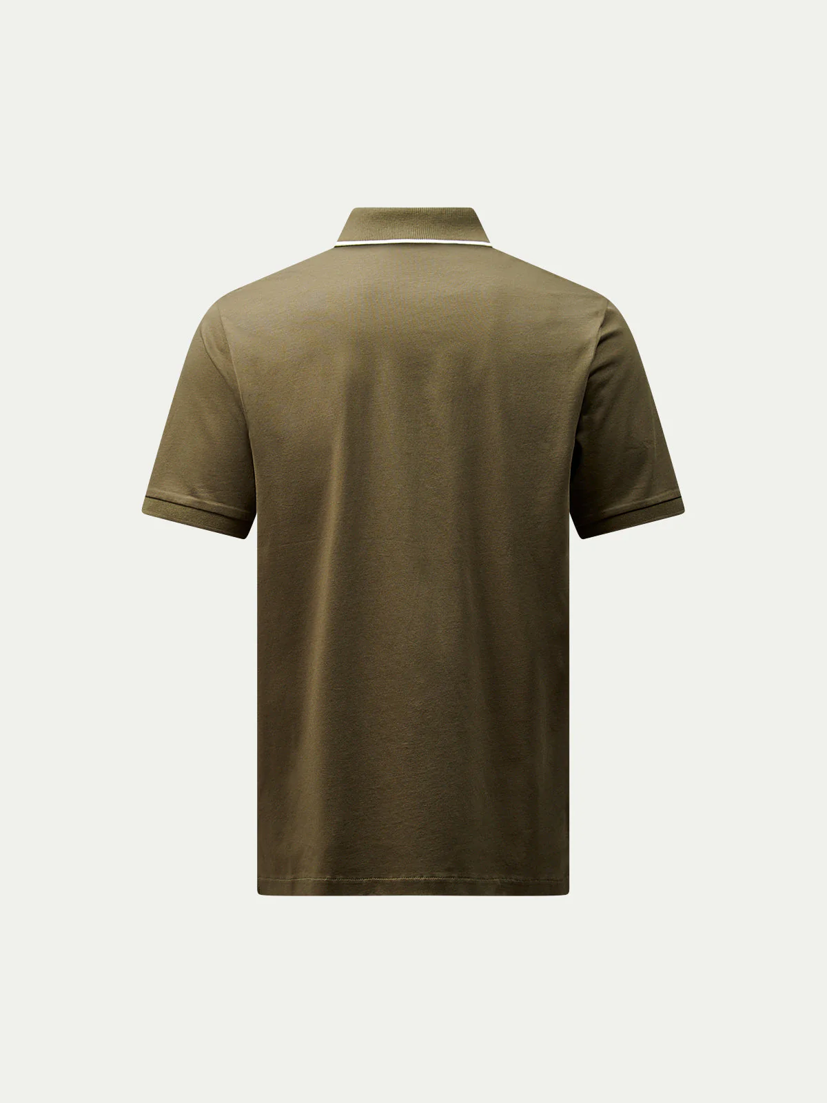 Mercerised Cotton Tipped Polo Shirt Sea Turtle - Image 9