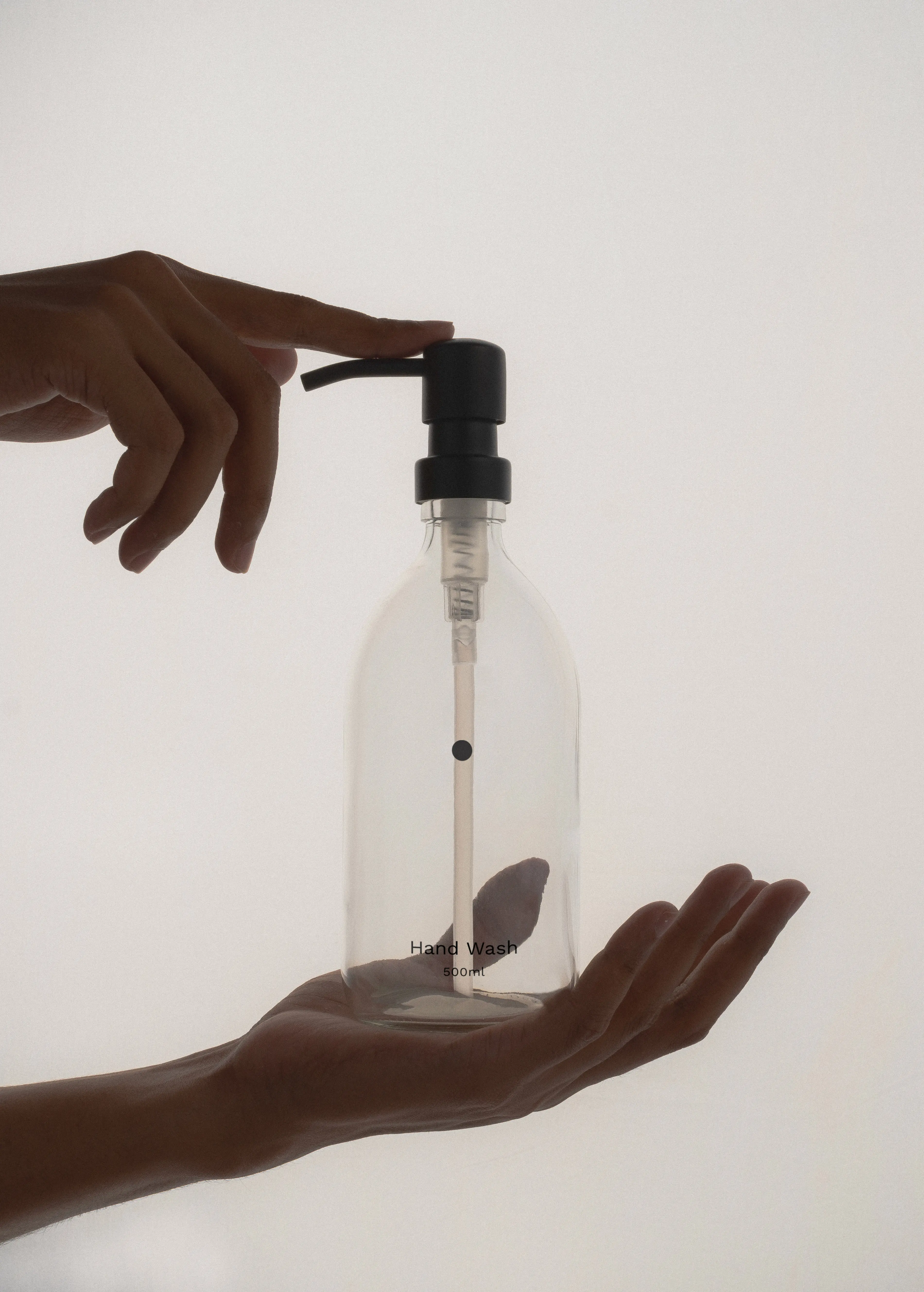 Minimal Clear Soap Dispenser - Image 2