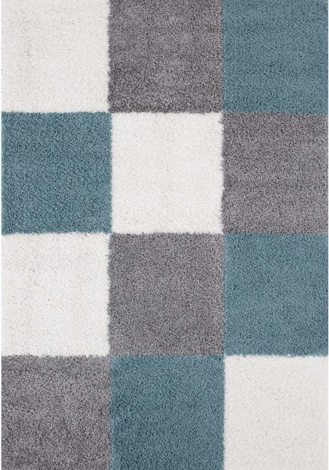 Myshaggy Geometric Duck Egg Blue Rug - Image 21