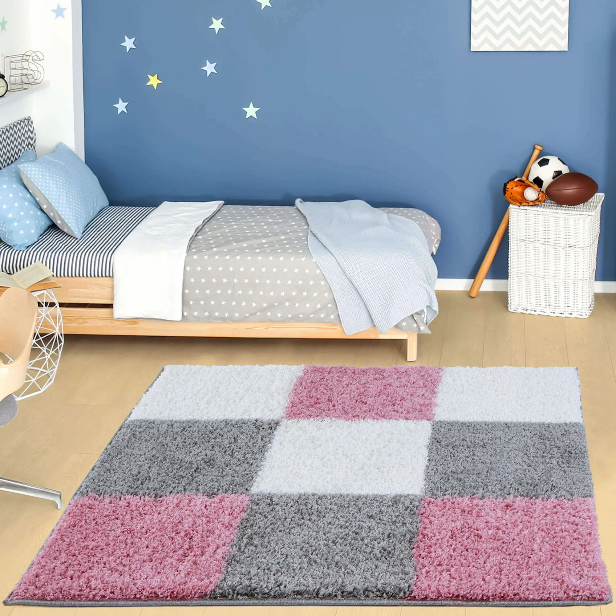 Myshaggy Geometric Pink Rug - Image 10