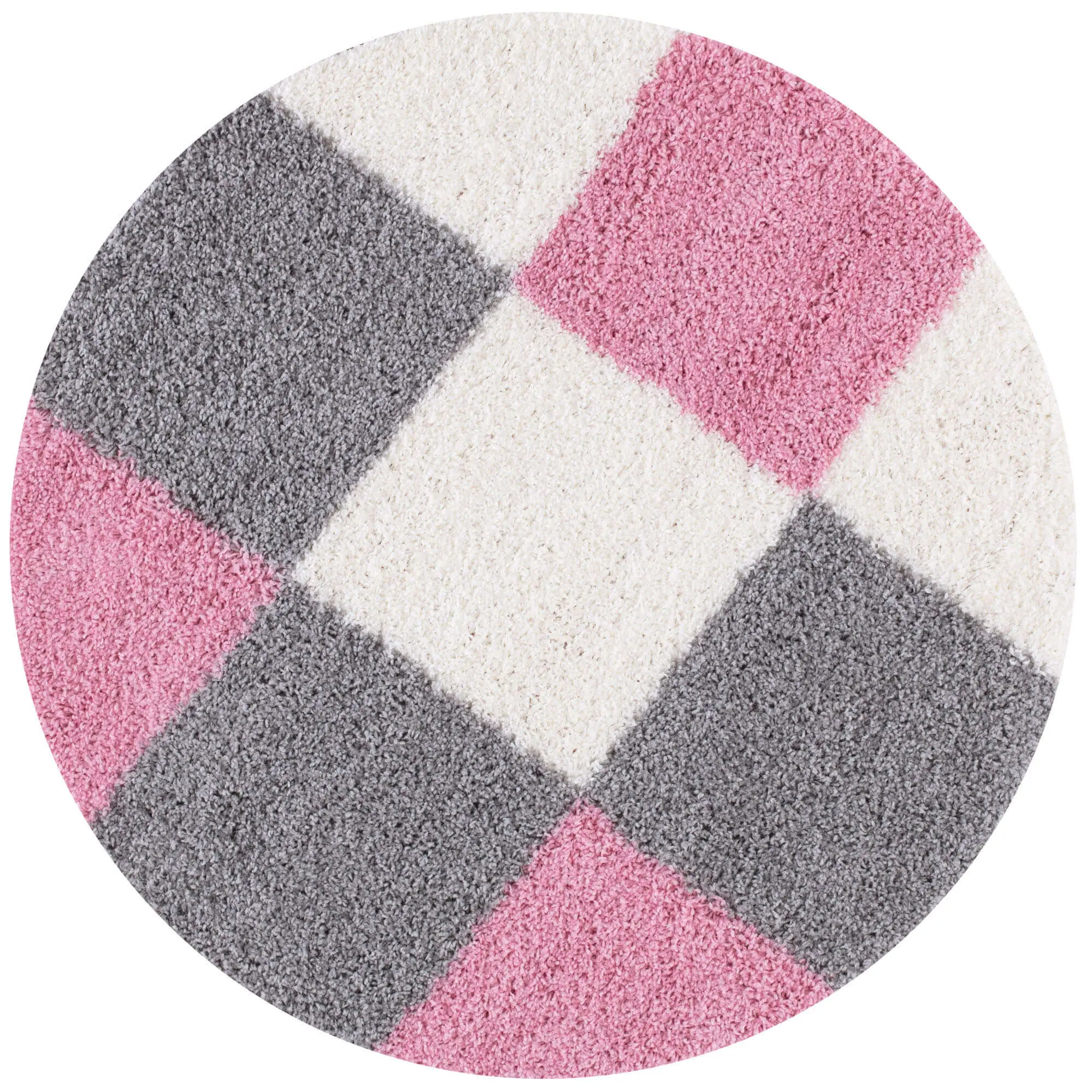 Myshaggy Geometric Pink Rug - Image 8