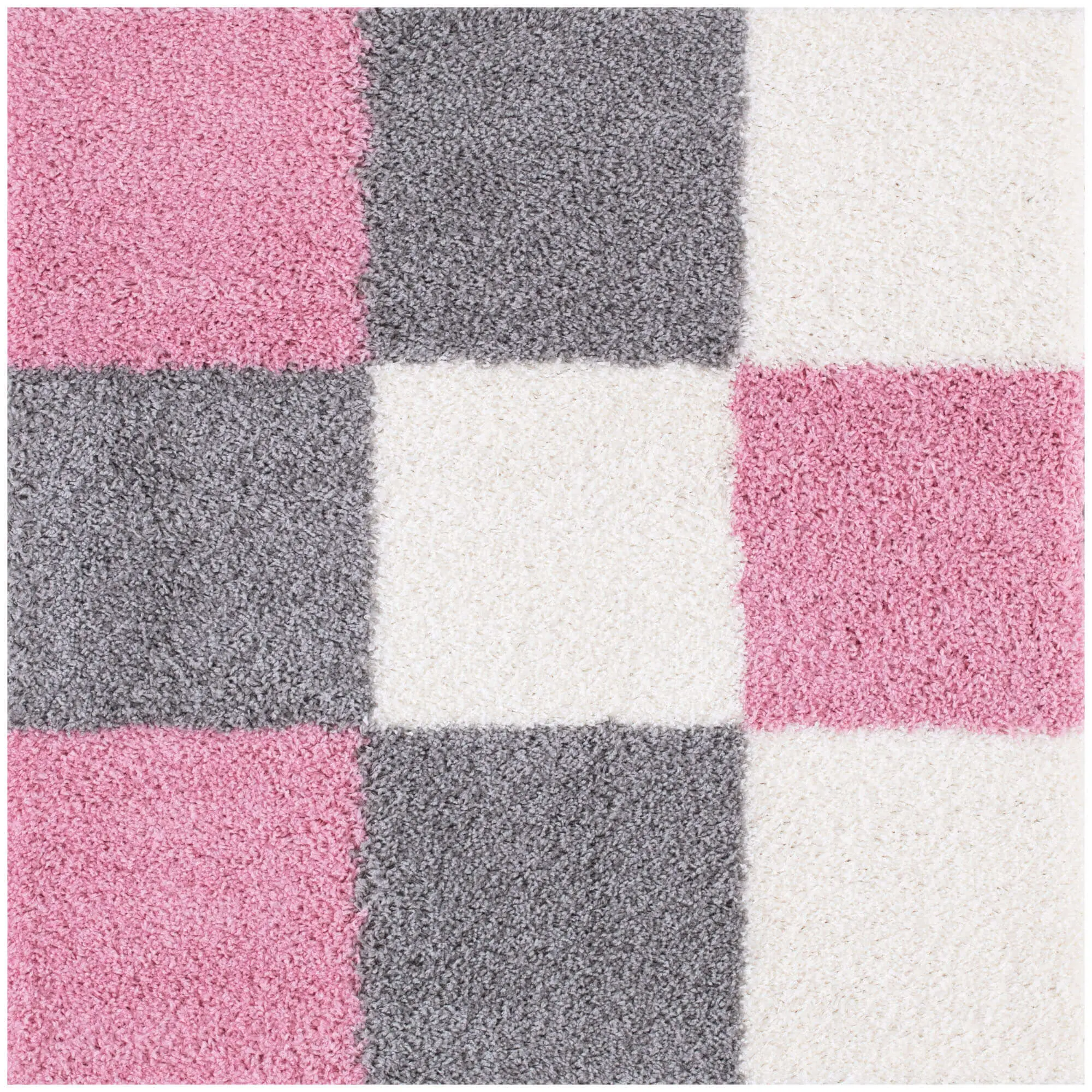 Myshaggy Geometric Pink Rug - Image 9