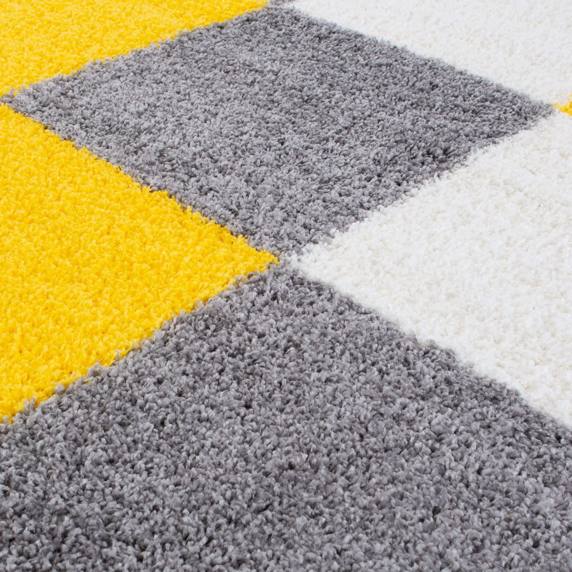 Myshaggy Geometric Yellow Rug - Image 2