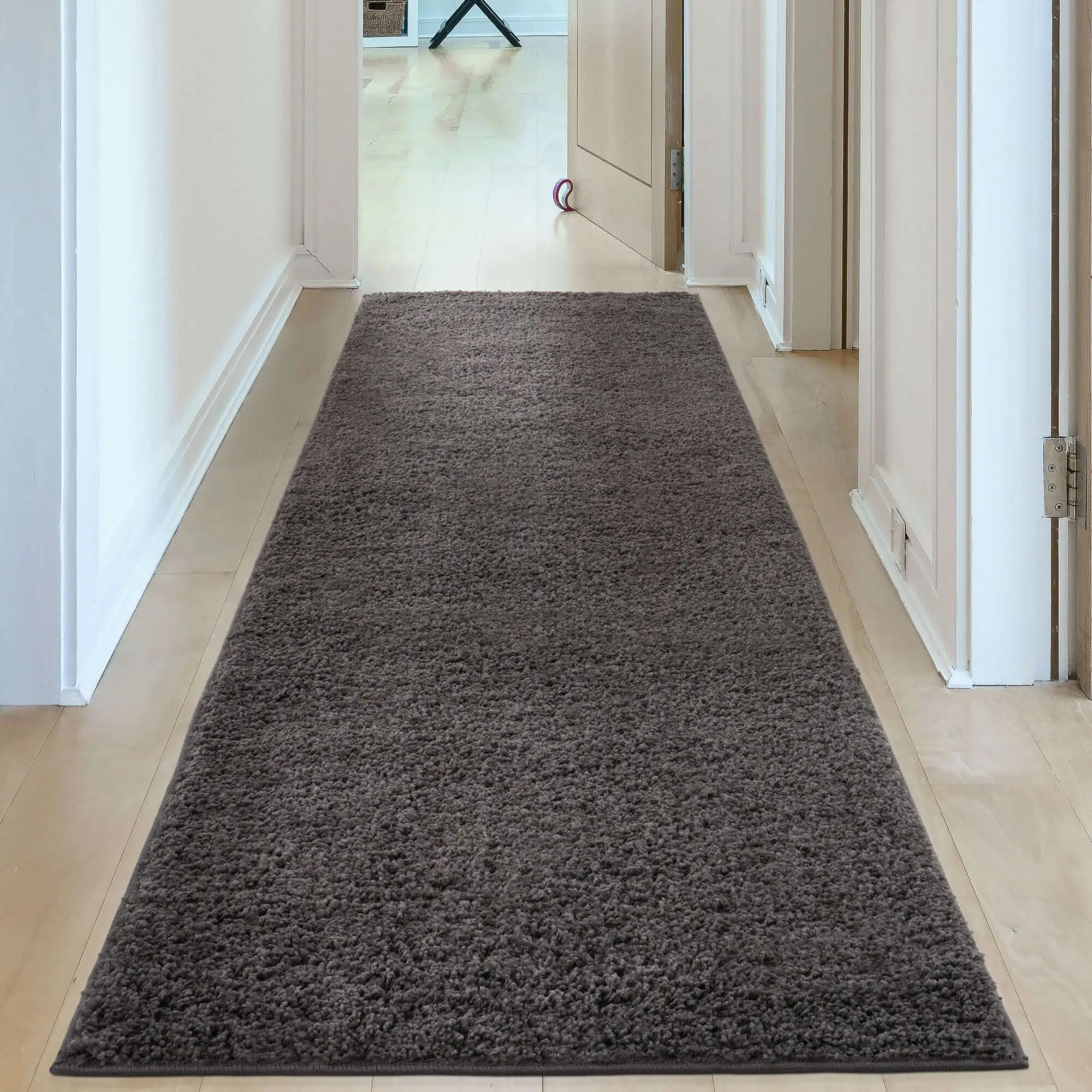 Myshaggy Solid Dark Grey Rug - Image 11