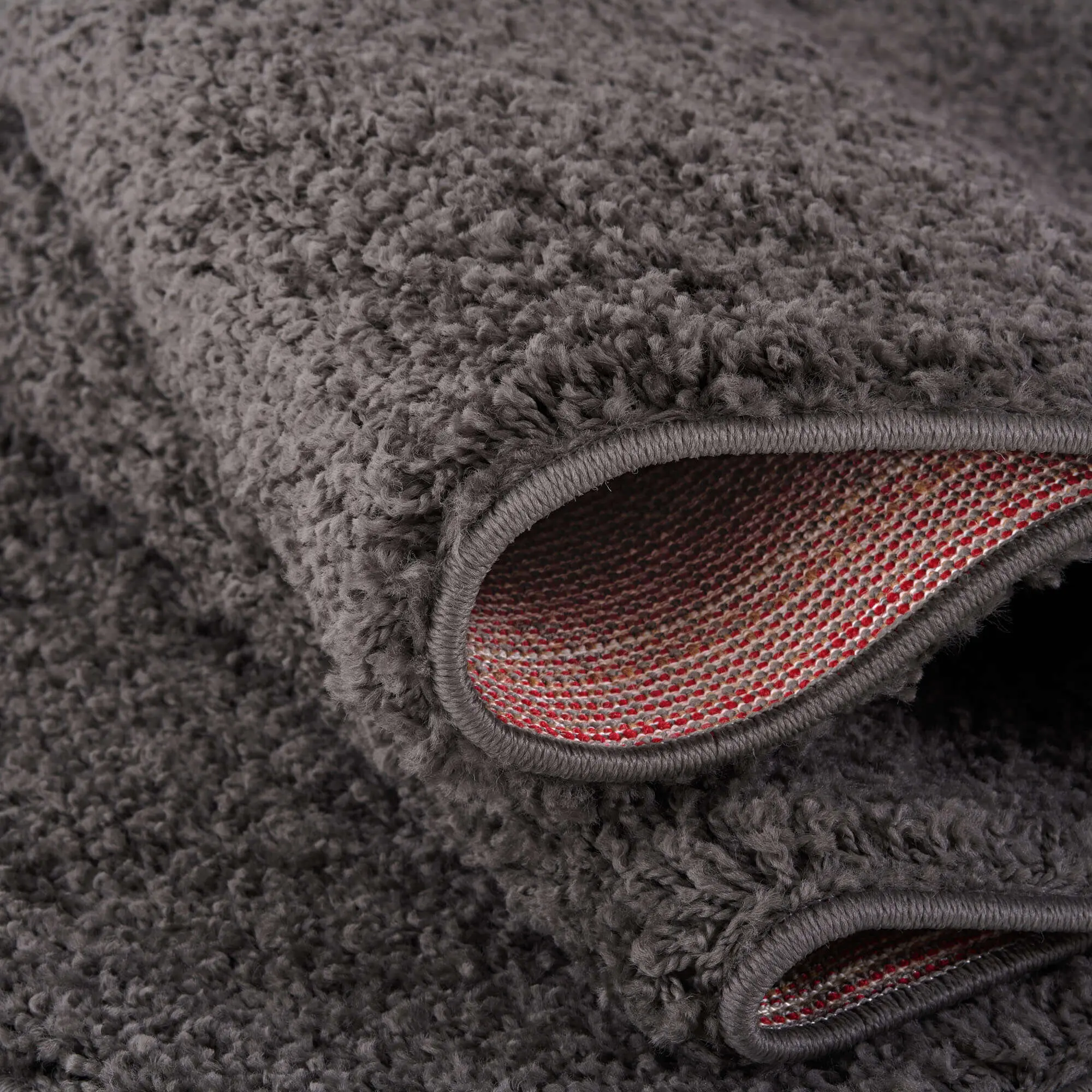 Myshaggy Solid Dark Grey Rug - Image 18