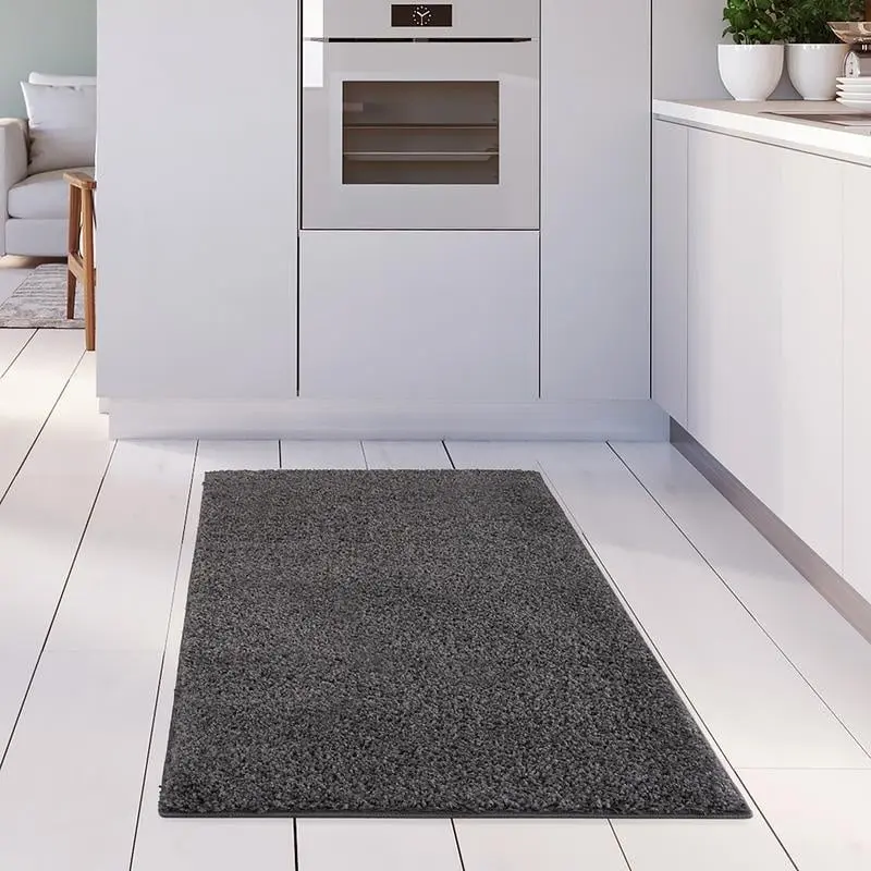 Myshaggy Solid Dark Grey Rug - Image 21