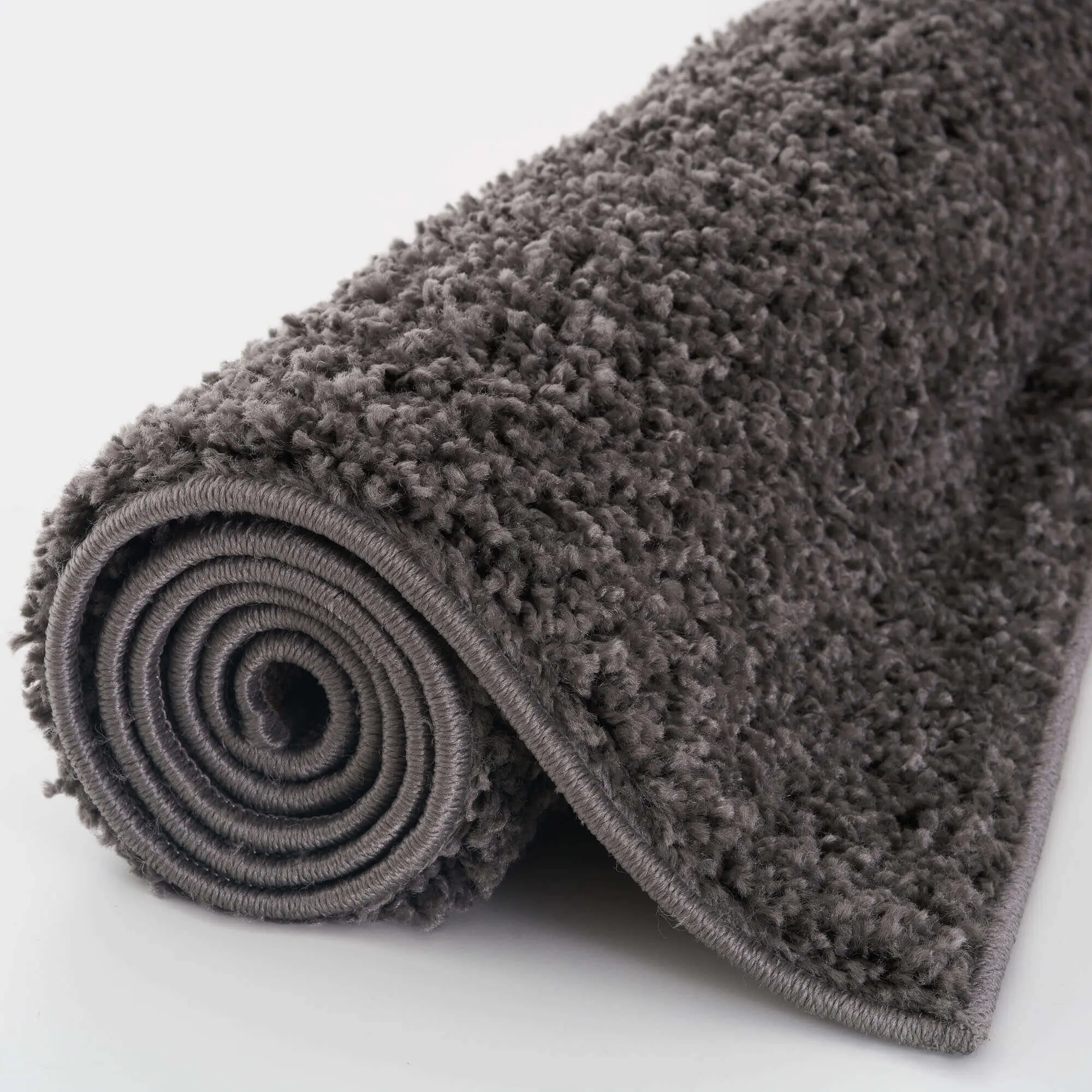 Myshaggy Solid Dark Grey Rug - Image 9