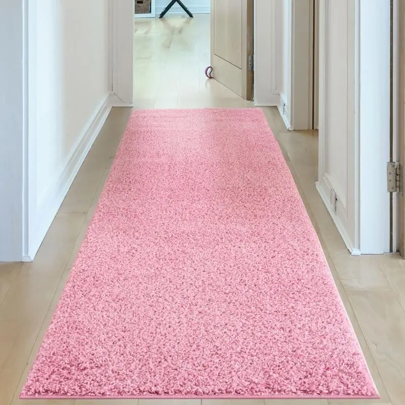 Myshaggy Solid Pink Rug - Image 15