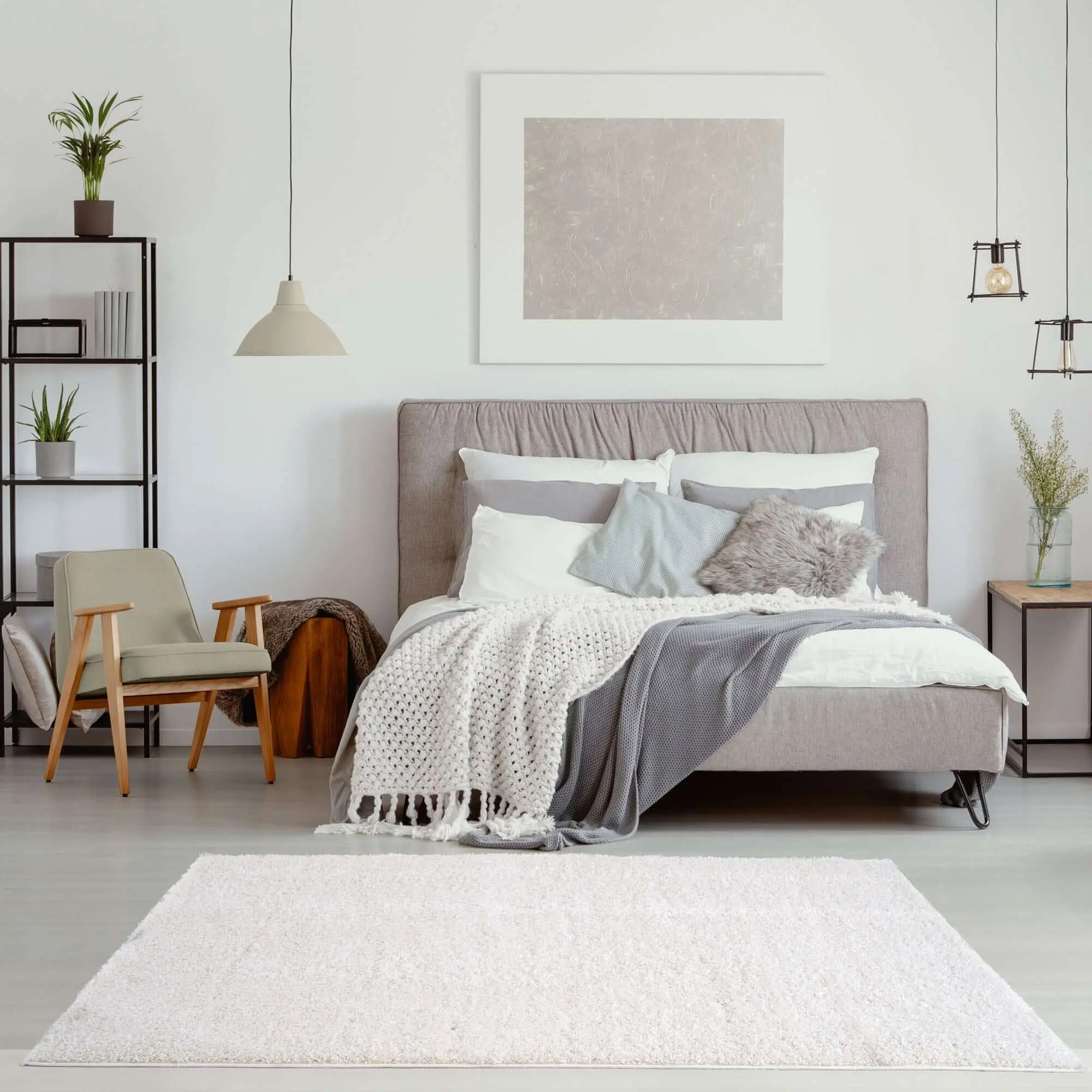 Myshaggy Solid White Rug - Image 6