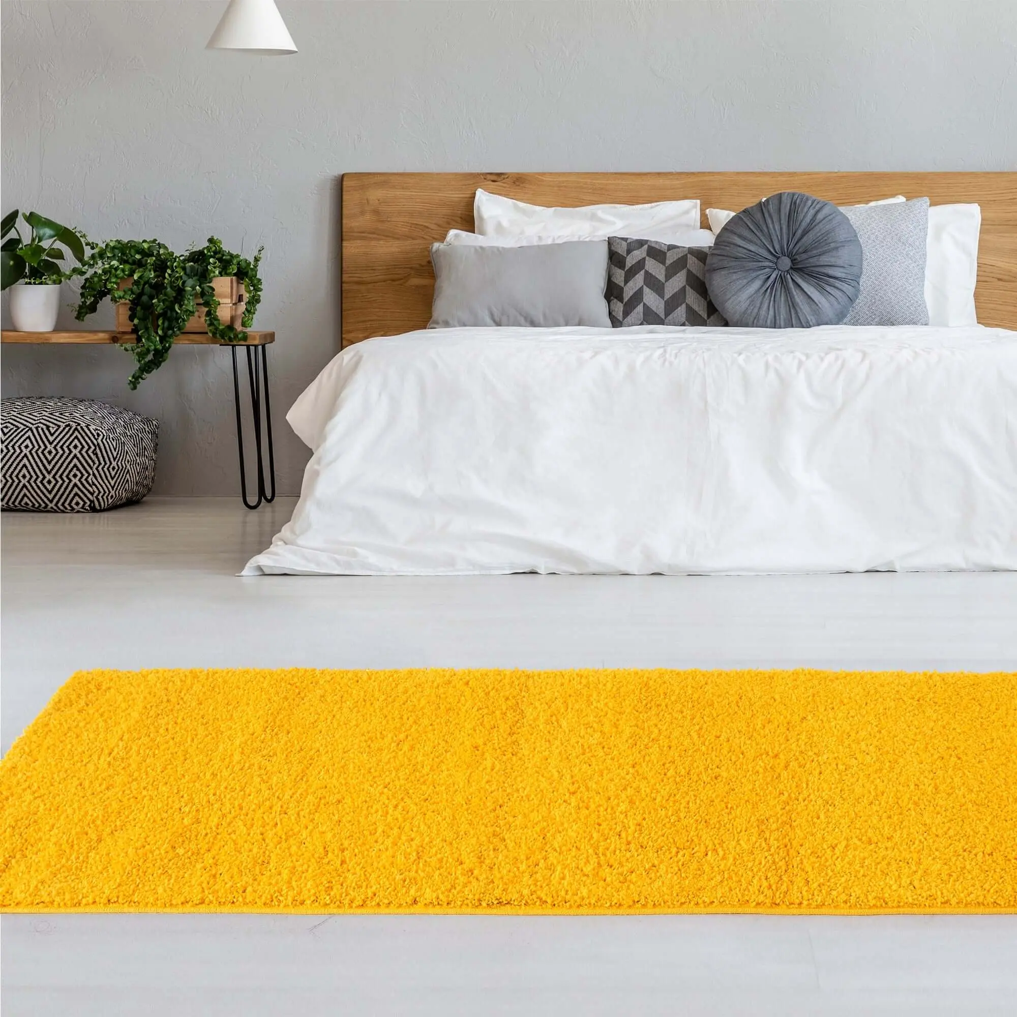 Myshaggy Solid Yellow Rug - Image 19