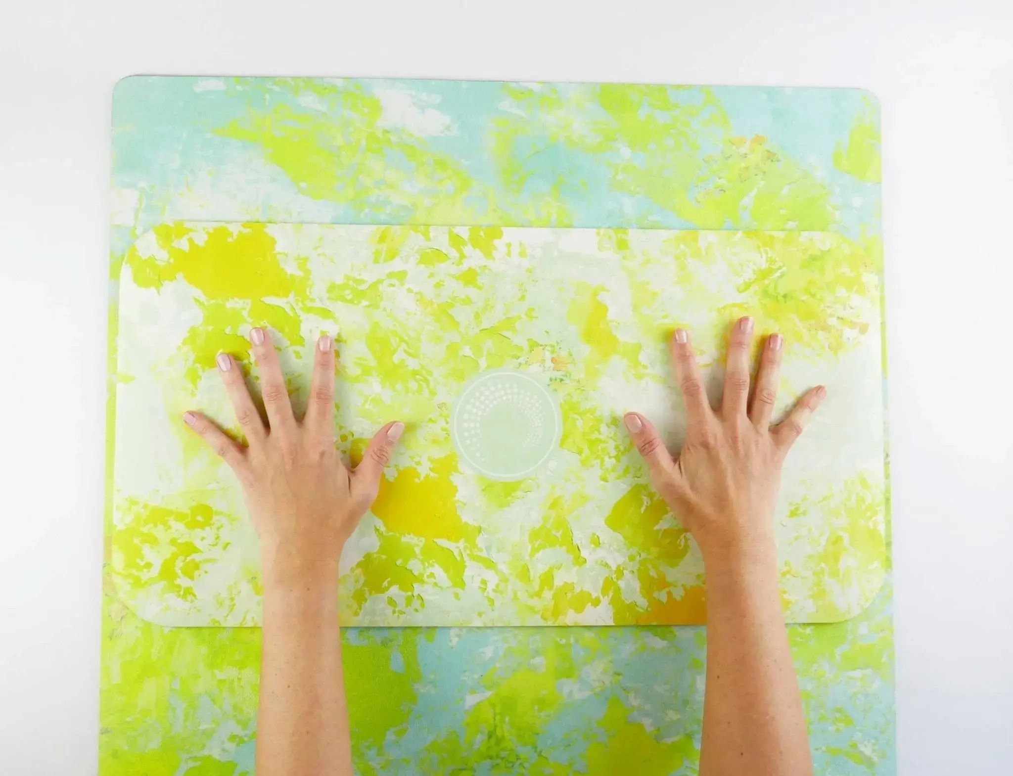 Nephele Lime Yoga Pad - Image 3