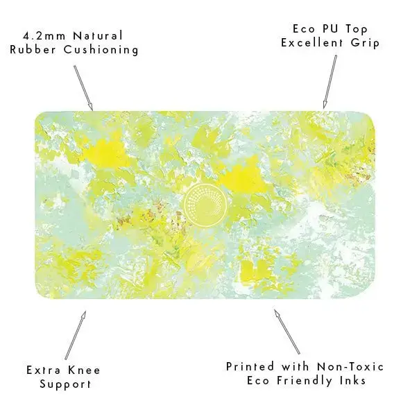 Nephele Lime Yoga Pad - Image 5