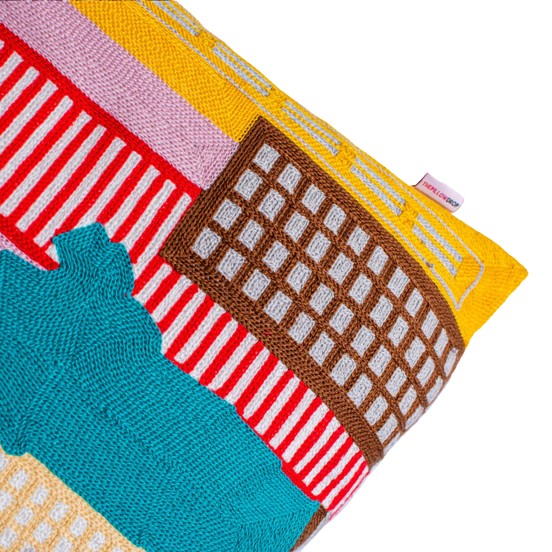 New York Needlepoint Cushion - Image 2