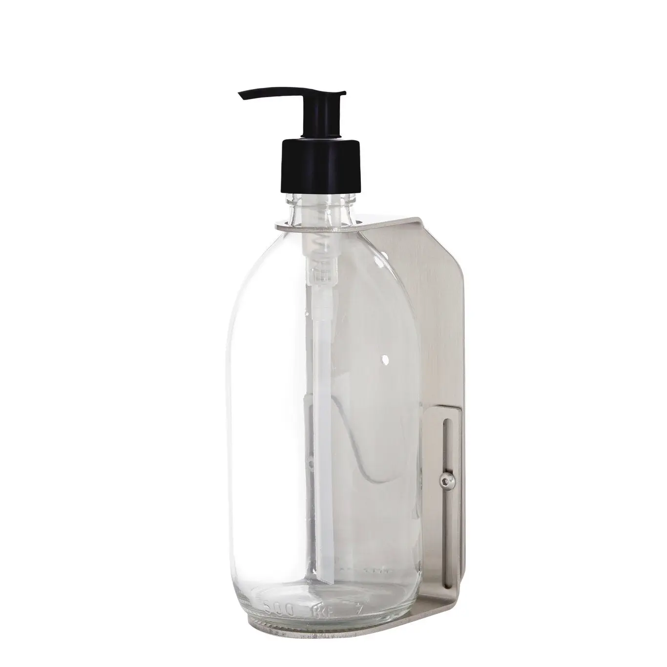 Nickel Single Wall Mounted Soap Dispenser - Image 12