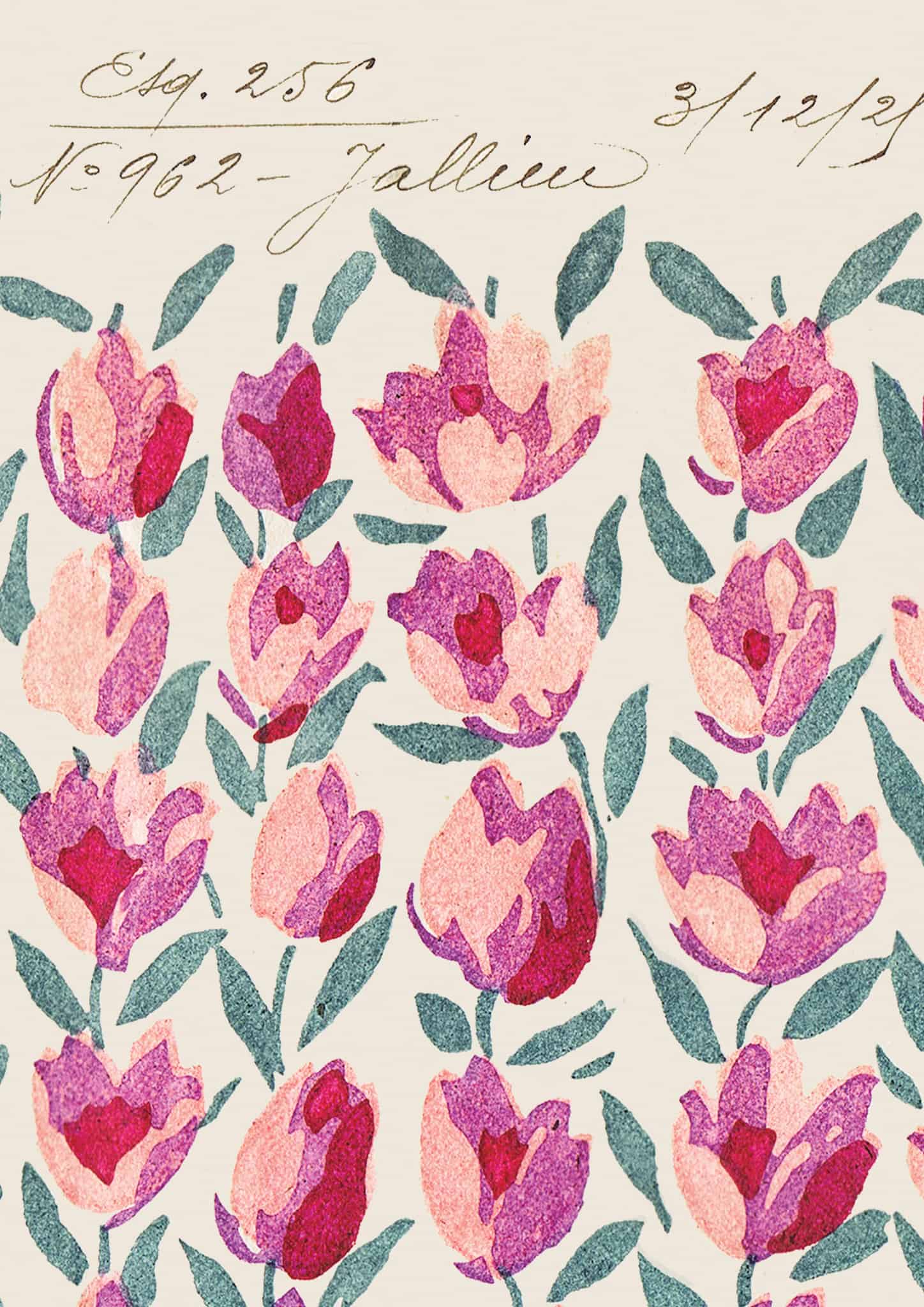 No.014 - Tulip Kisses - Vintage Archive Poster Prints - Image 3