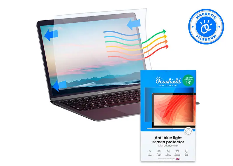 Ocushield Anti blue light filter for MacBook Air & Pro - Image 8