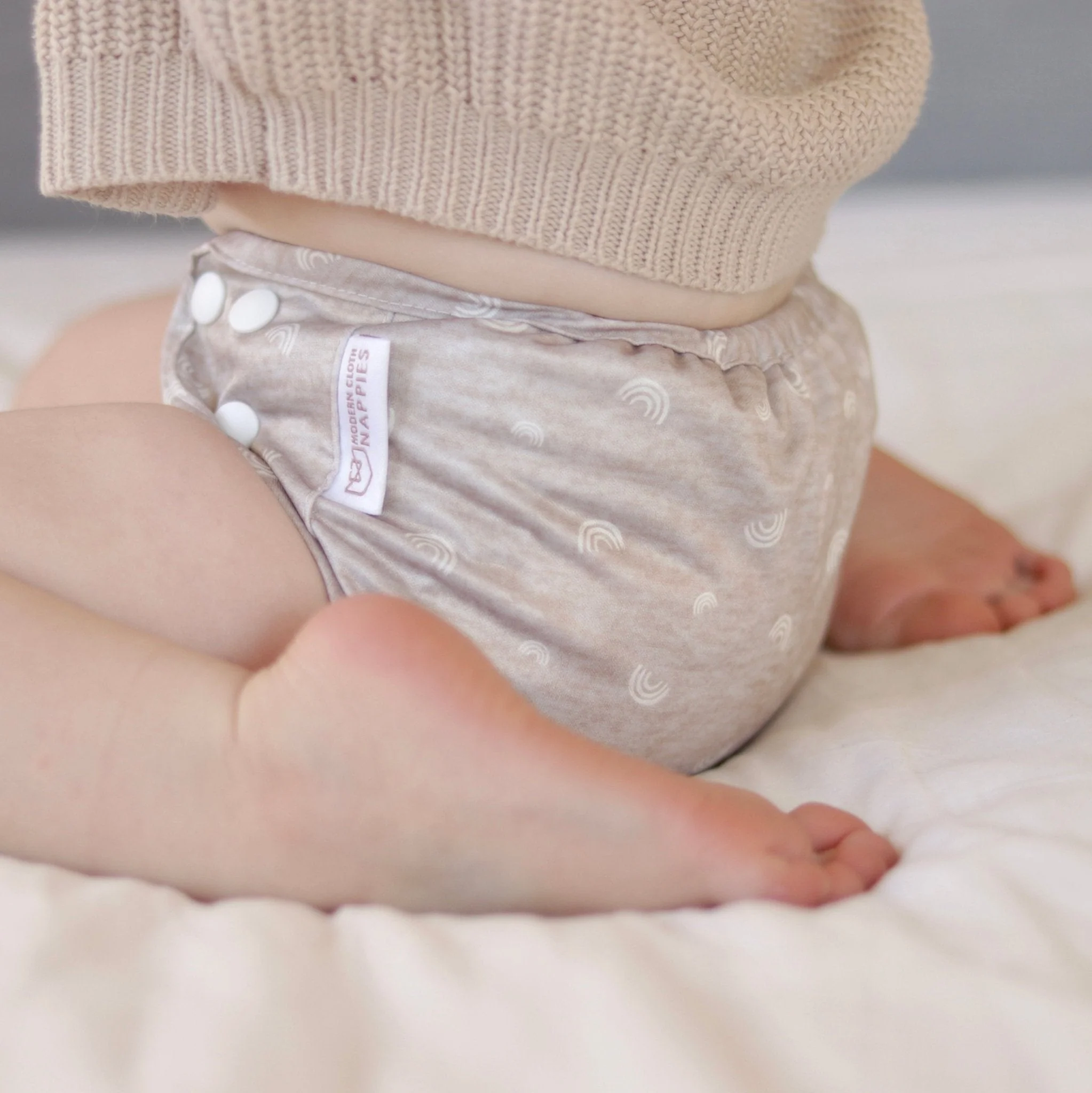 One Size Reusable Cloth Nappy Wrap - Pandas - Image 3