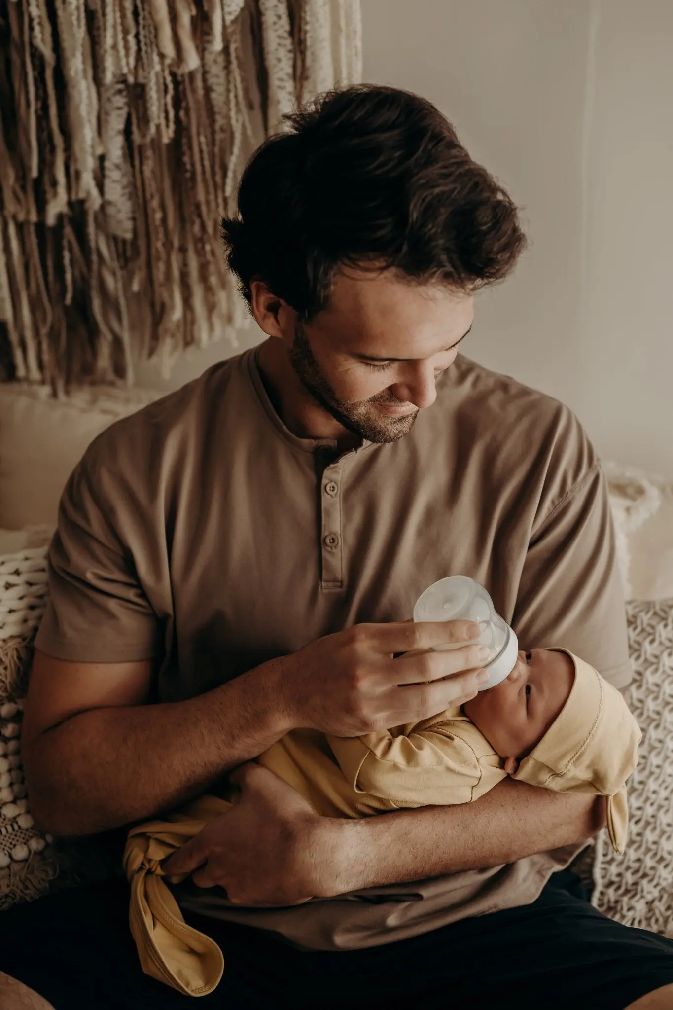 Organic Baby Knotted Gown - Image 5