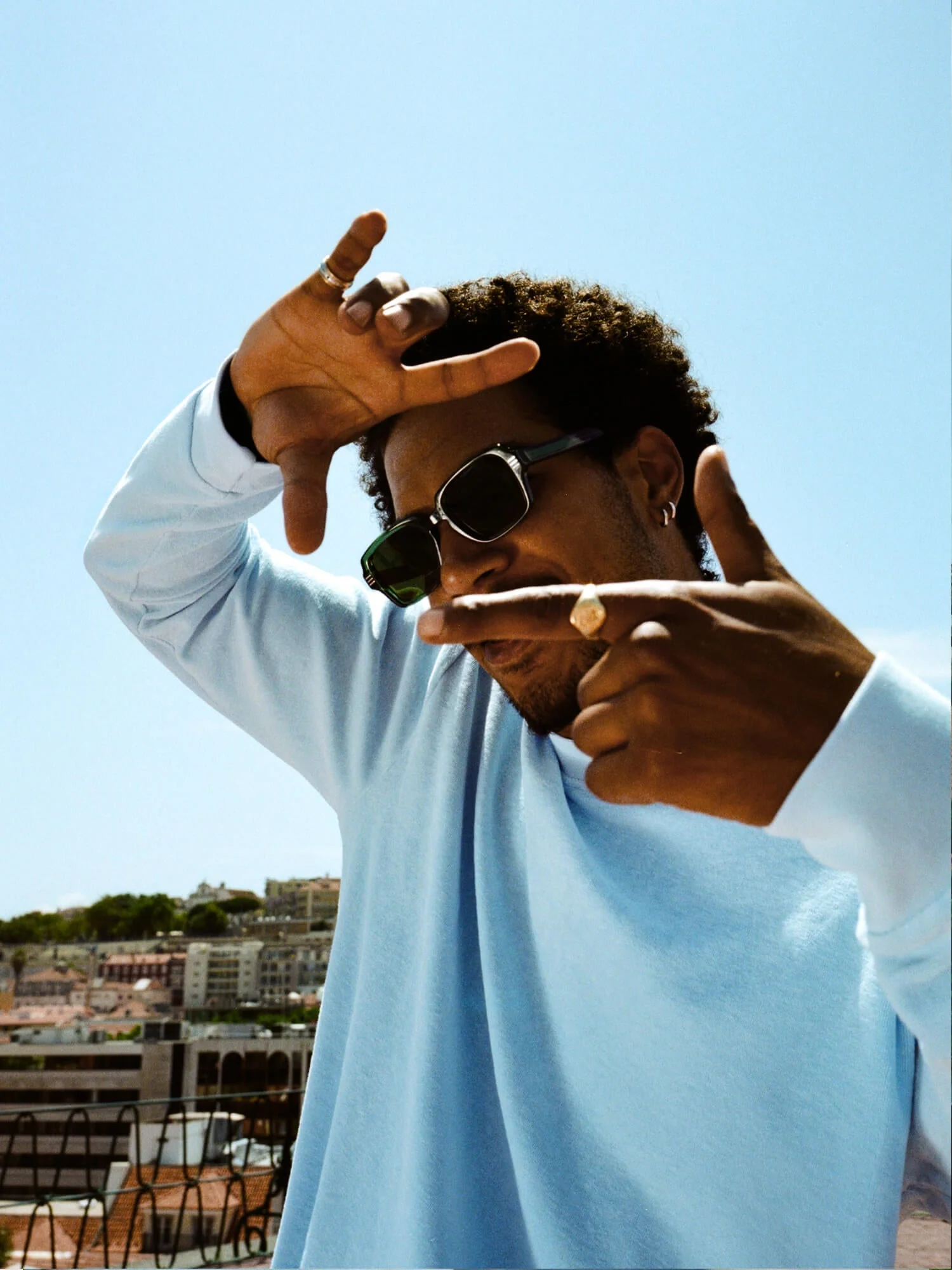 Sky Blue Organic Terry Long-sleeve - Image 5