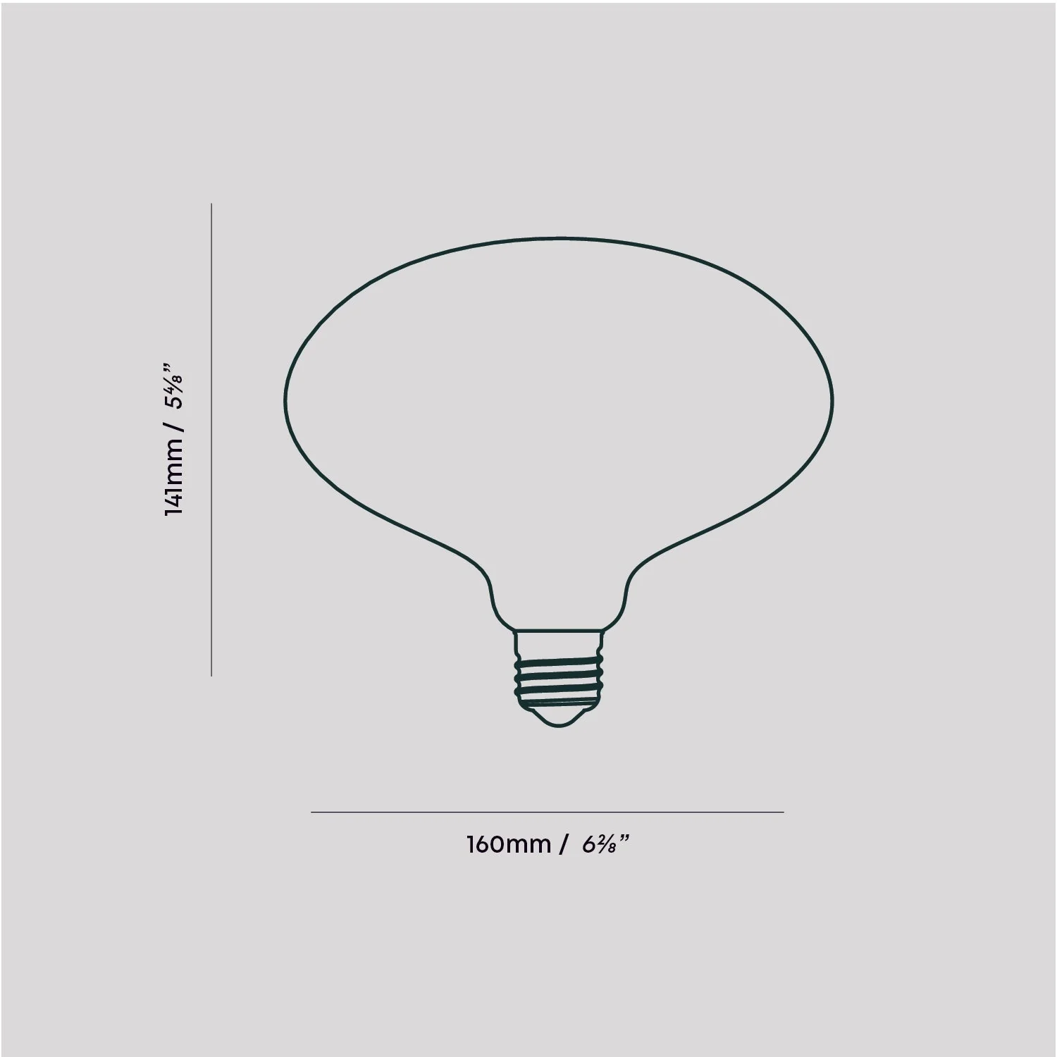Oval Dim-to-Warm Plug-In Pendant in Graphite - Image 5