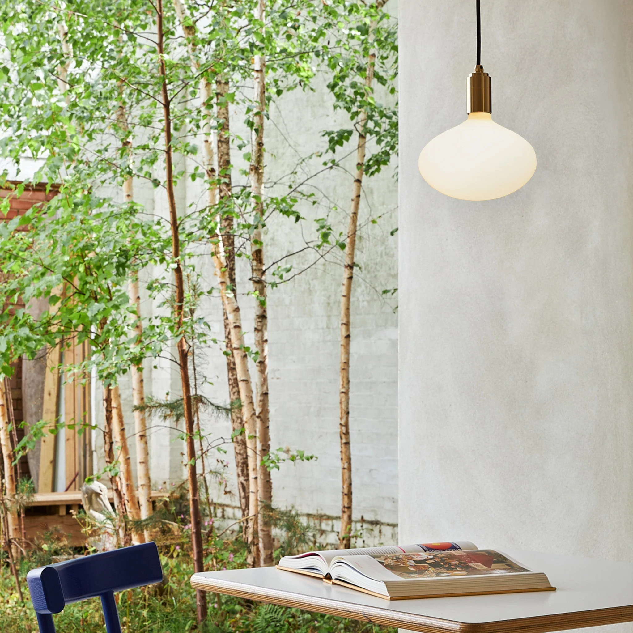Oval II Pendant Light in Graphite - Image 2