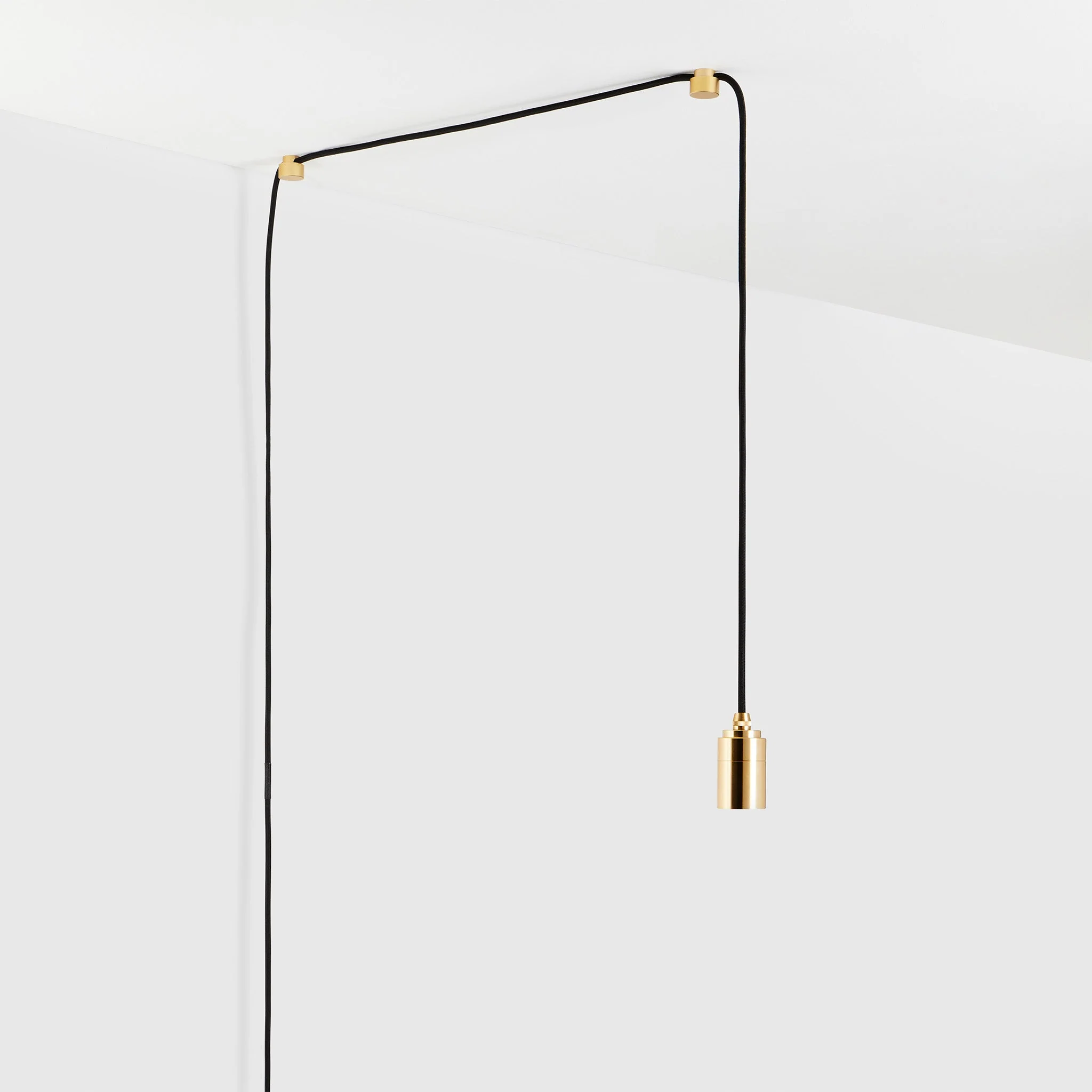 Oval Plug-In Pendant in Brass - Image 7
