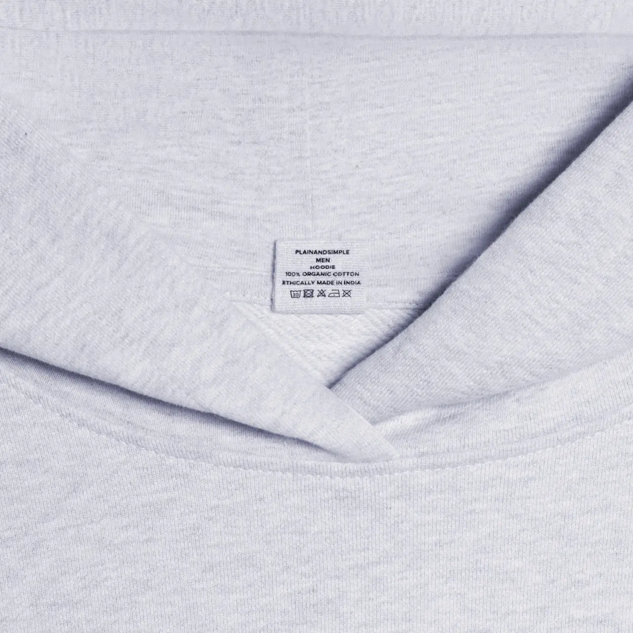Oversized Heavyweight Mens Organic Logo Hoodie - Image 17
