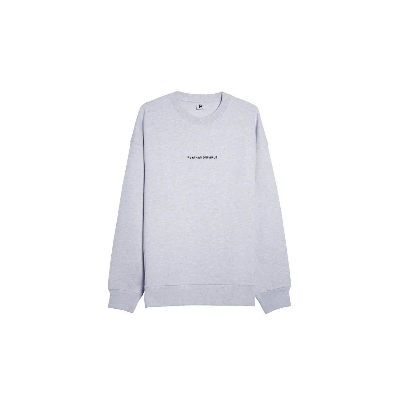 Oversized Heavyweight Mens Organic Logo Sweatshirt - Image 11