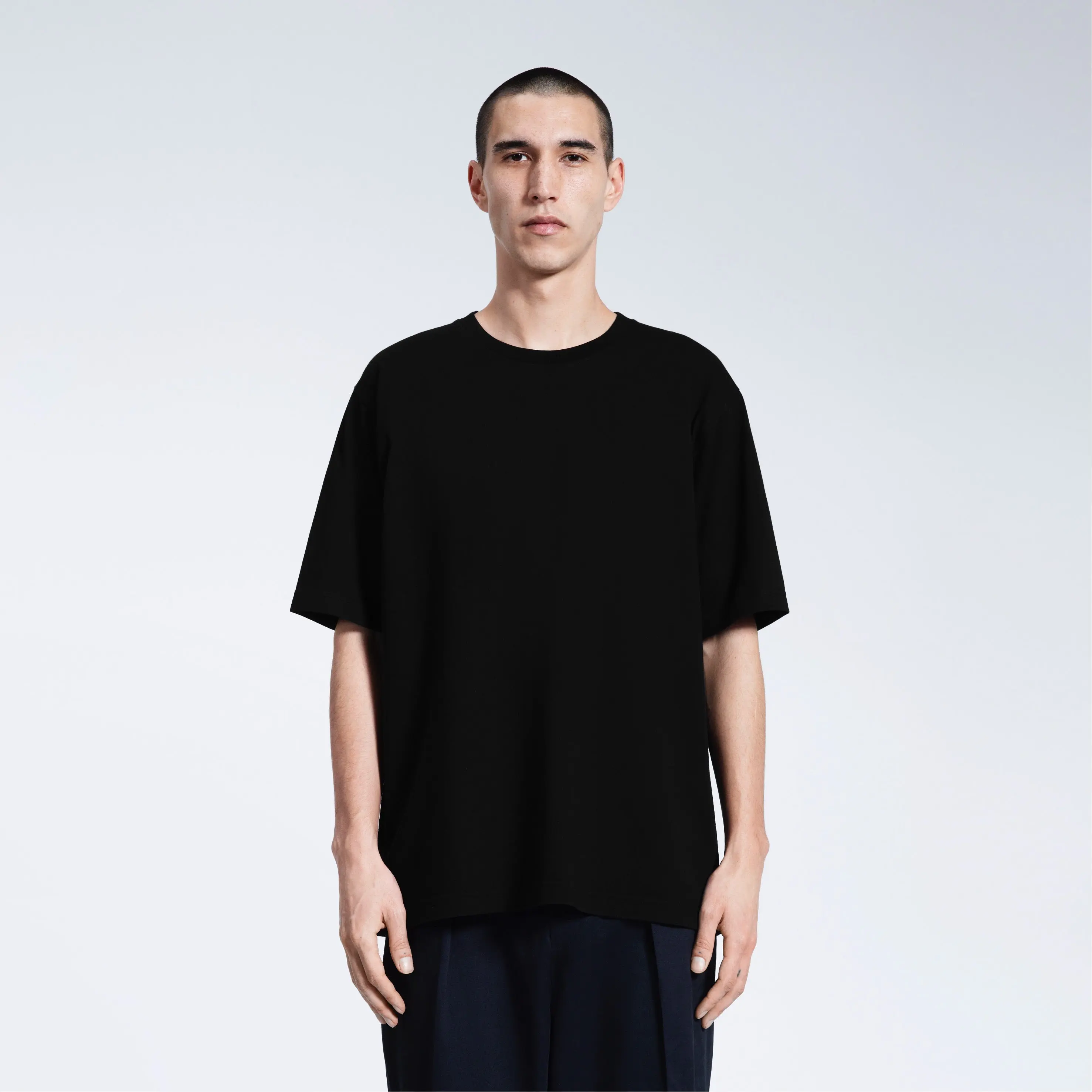 Oversized Mens Heavyweight Organic T-Shirt - Image 11