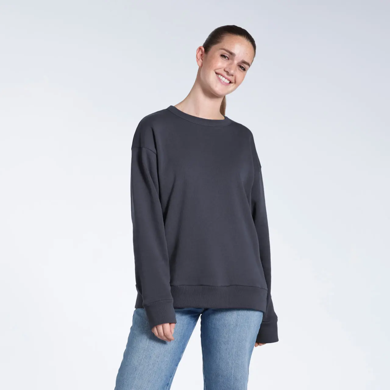 Oversized Women's Organic Sweatshirt - Image 30