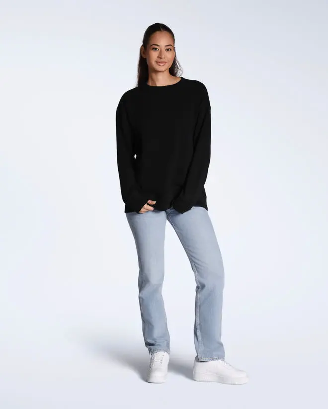 Oversized Women's Organic Sweatshirt - Image 37