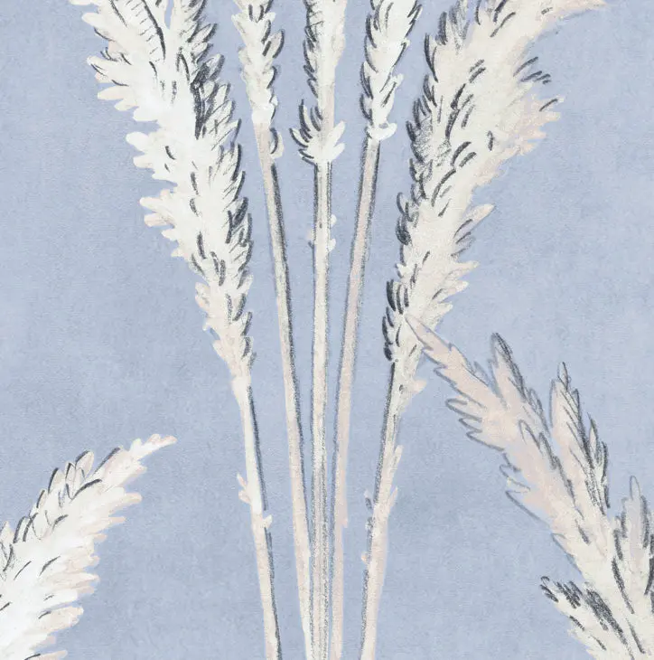 Pampas - In Powder Blue - Wallpaper - Image 2