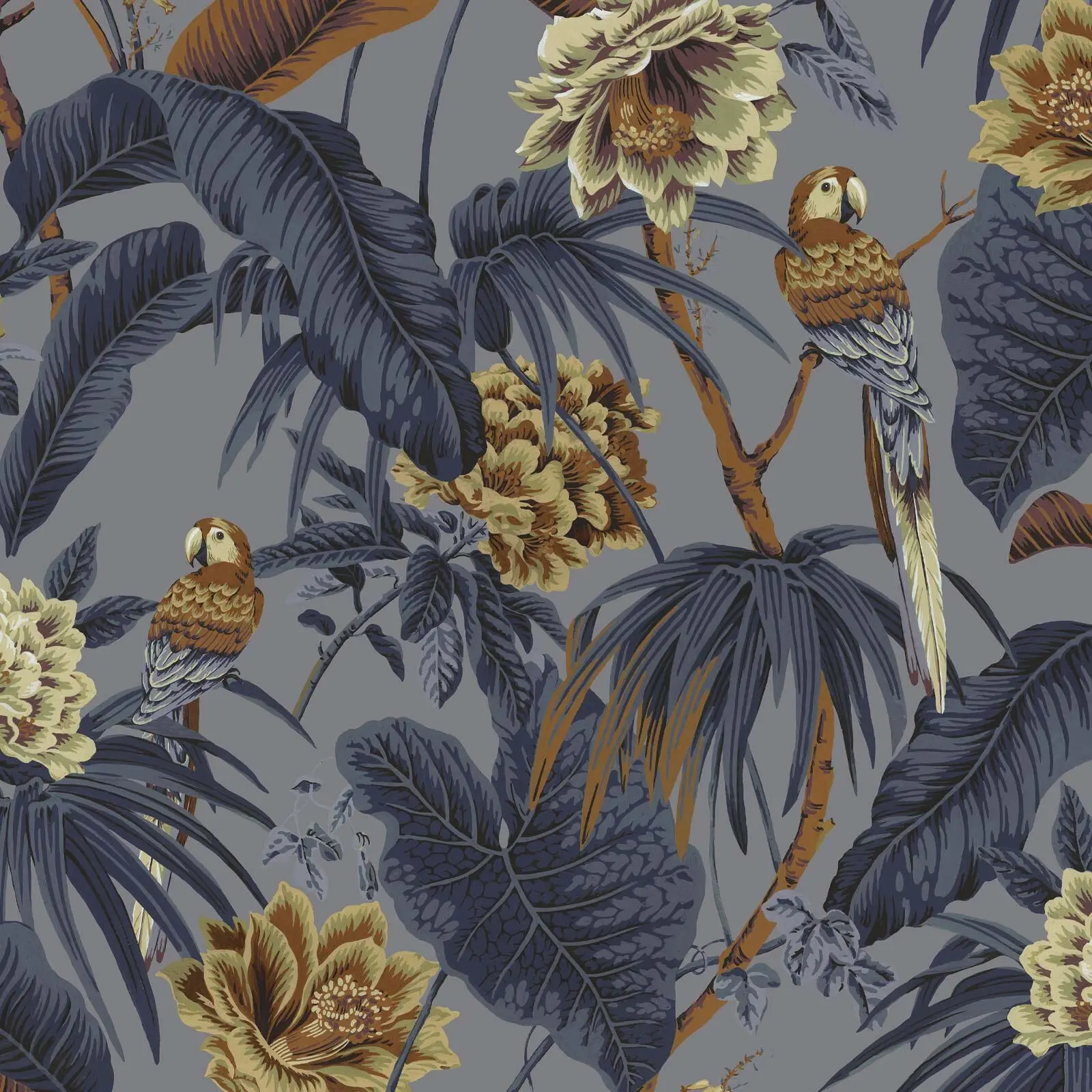 PARADISA Wallpaper - Paloma Grey