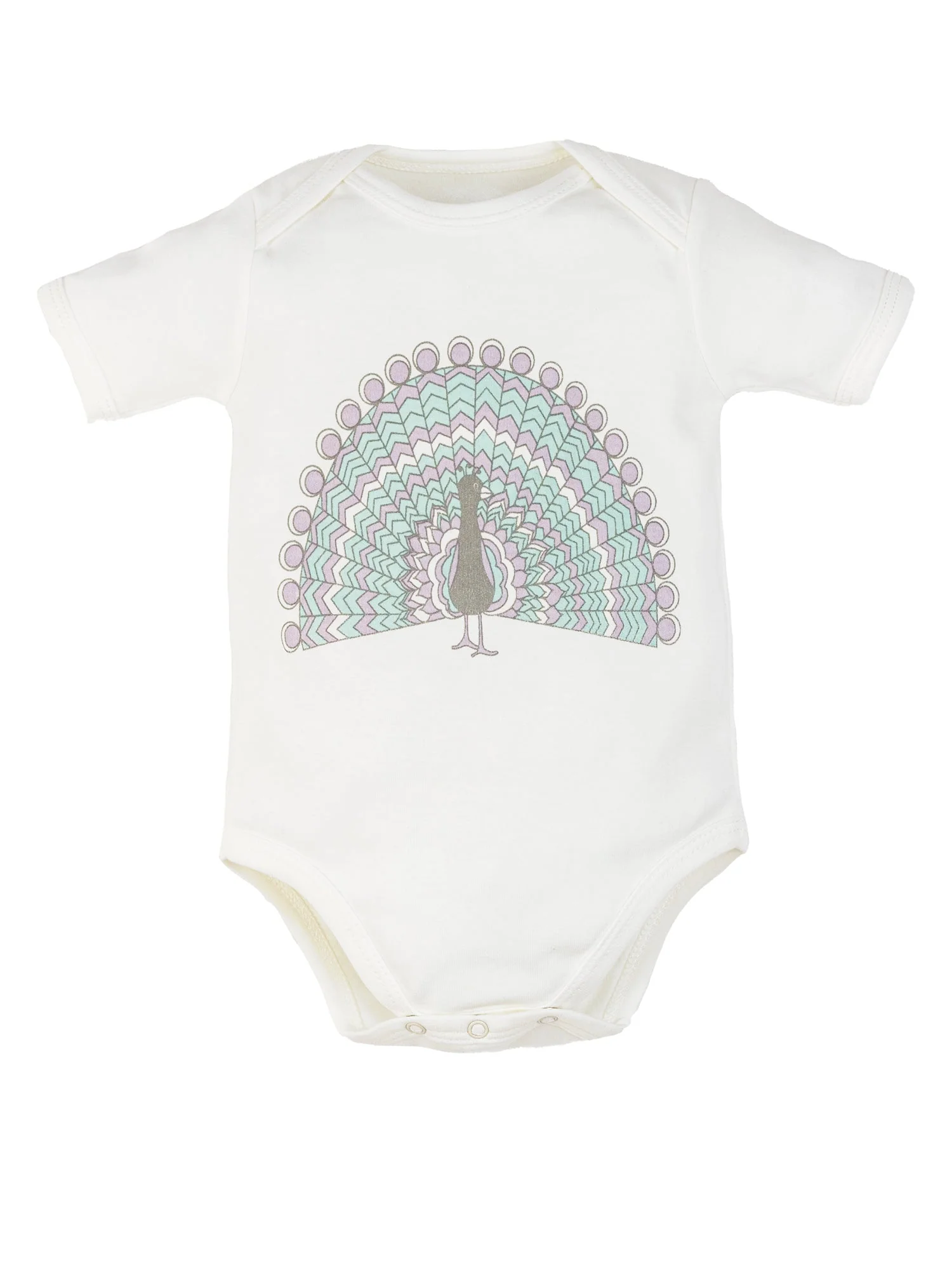 Peacock Short-sleeves Bodysuits - Image 3