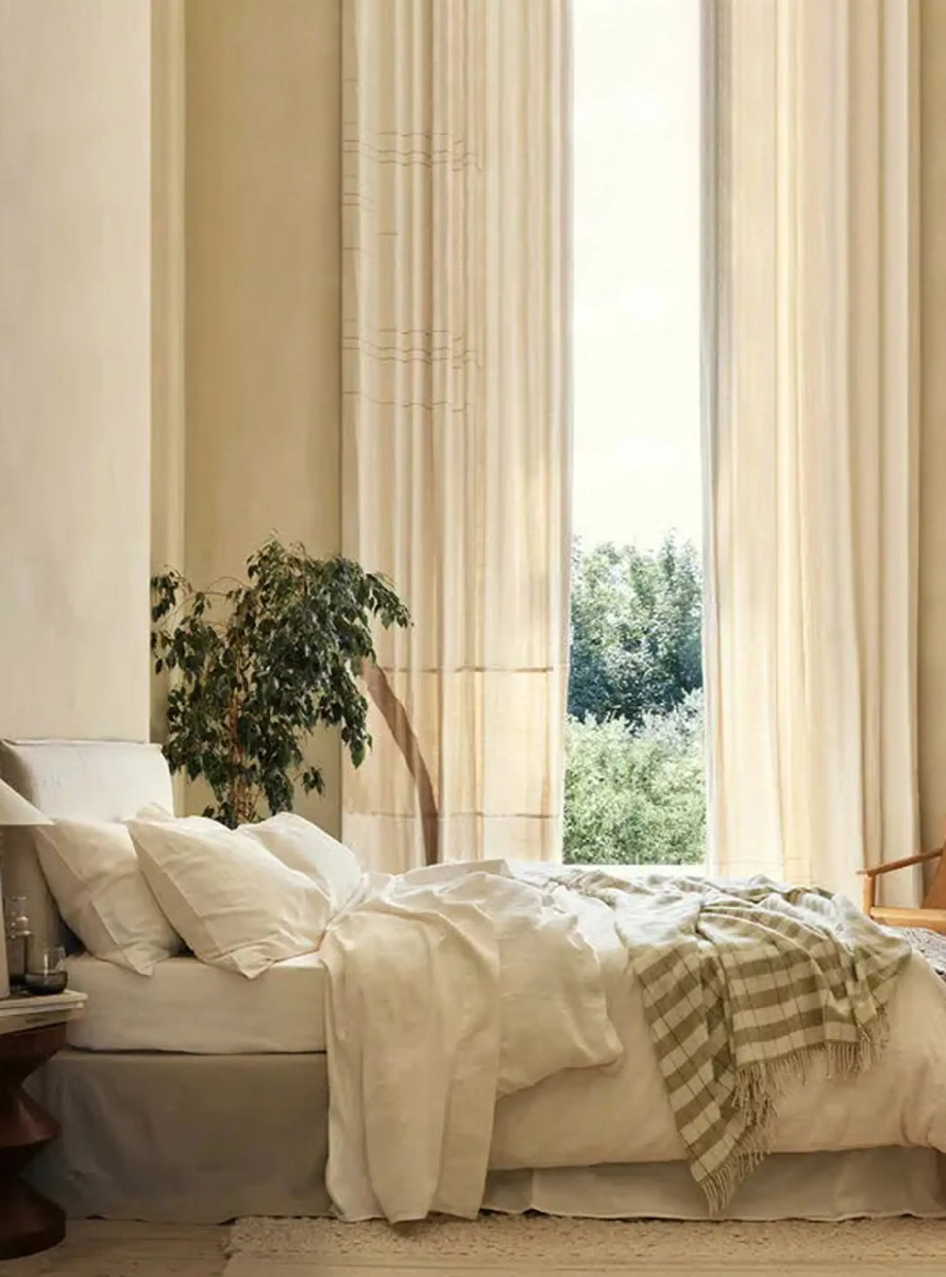 Pearl Linen Blend Duvet Cover
