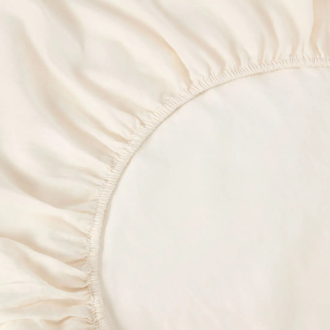 Pearl Linen Blend Fitted Sheet - Image 2