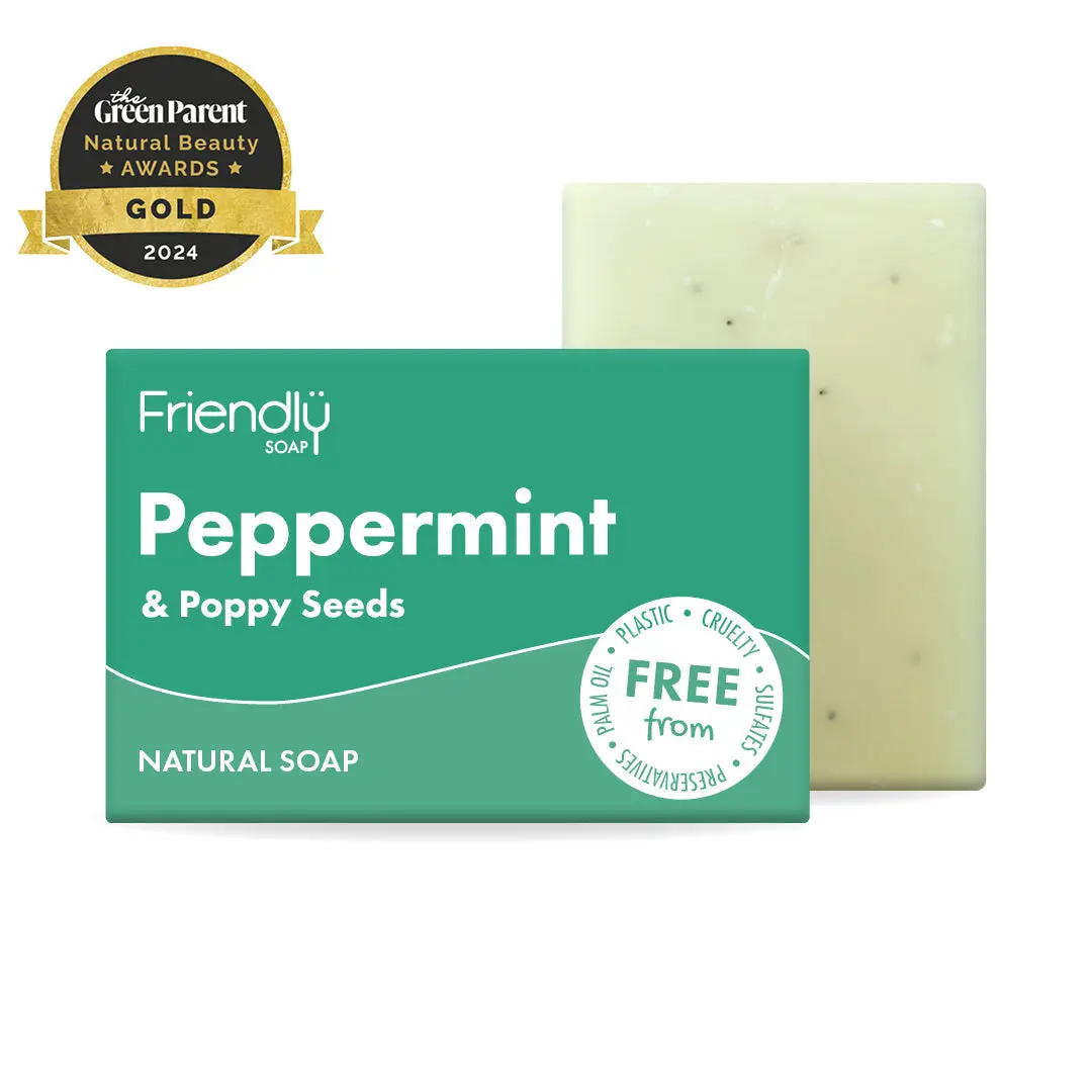 Peppermint & Poppyseeds Natural Soap - Image 4