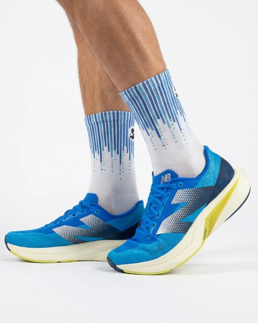Performance Running Socks -  Infinite Blue - Image 2