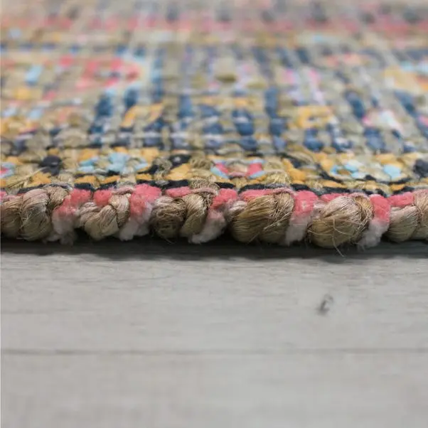 Pink Dua Jute Traditional Rug - Image 2