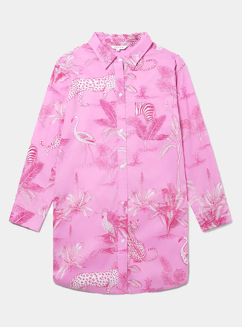 Pink Jungle Women's Organic Cotton Nightshirt