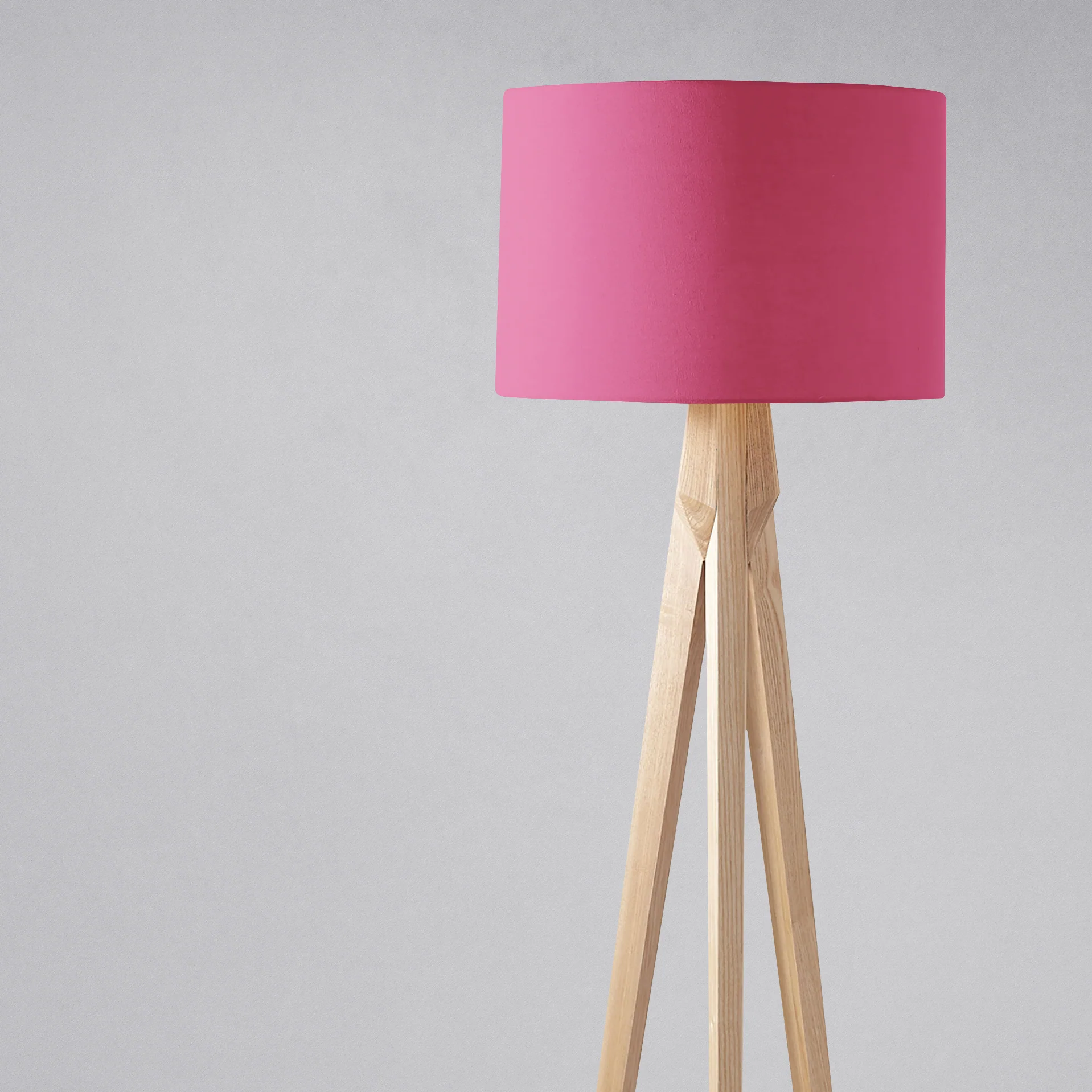 Plain Cerise Pink Lampshade, Ceiling or Table Lamp Shade - Image 2